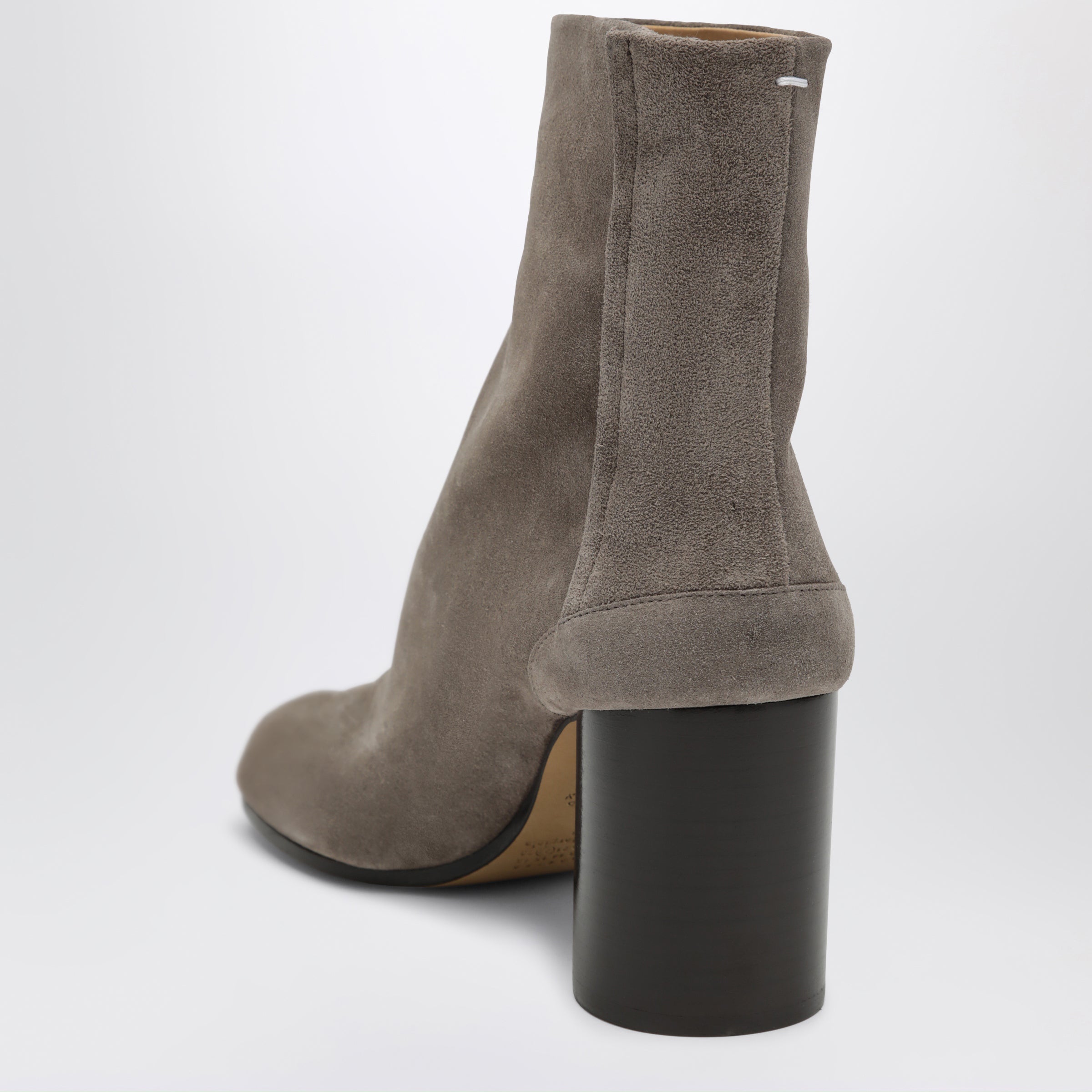 Maison Margiela Taupe Suede Tabi Ankle Boots