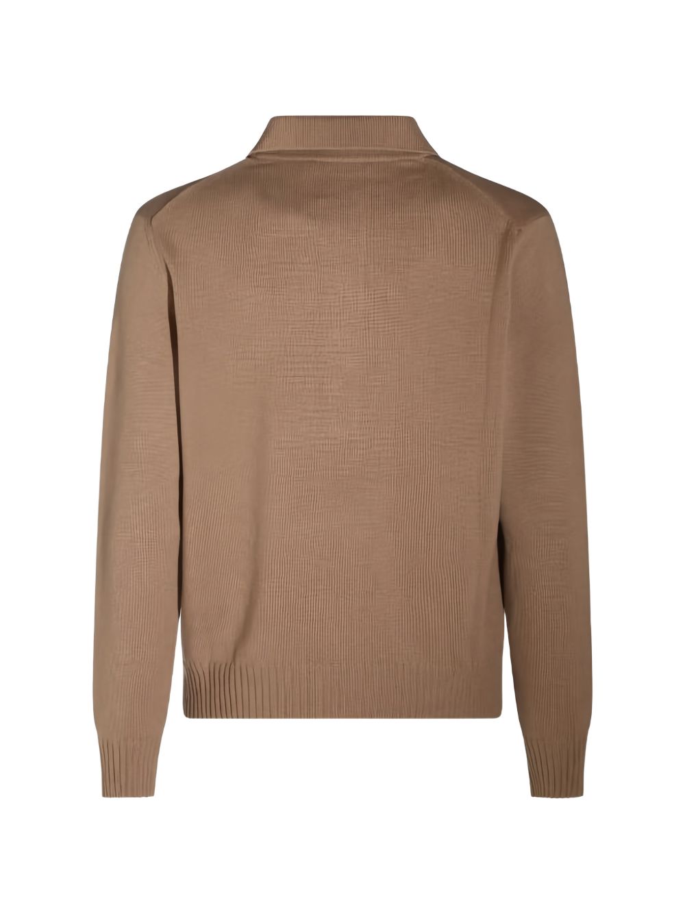 Malo Dark Camel Cashmere Sweater