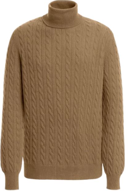 Malo Honey Beige Cashmere Sweater