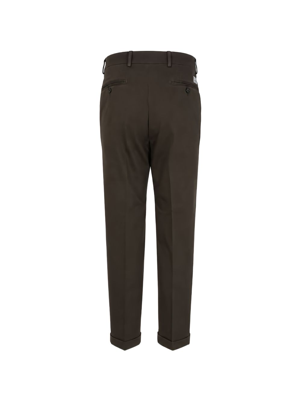 Manuel RITZ Black Cotton Elastane Trousers
