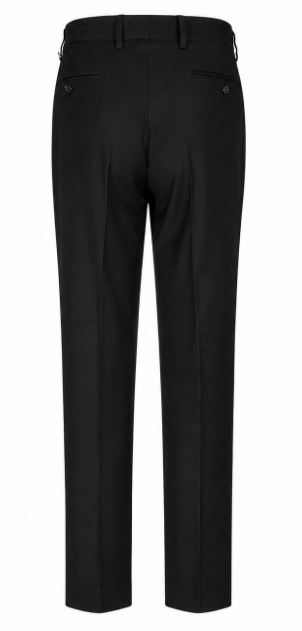 Manuel RITZ Black Wool Elastane Trousers