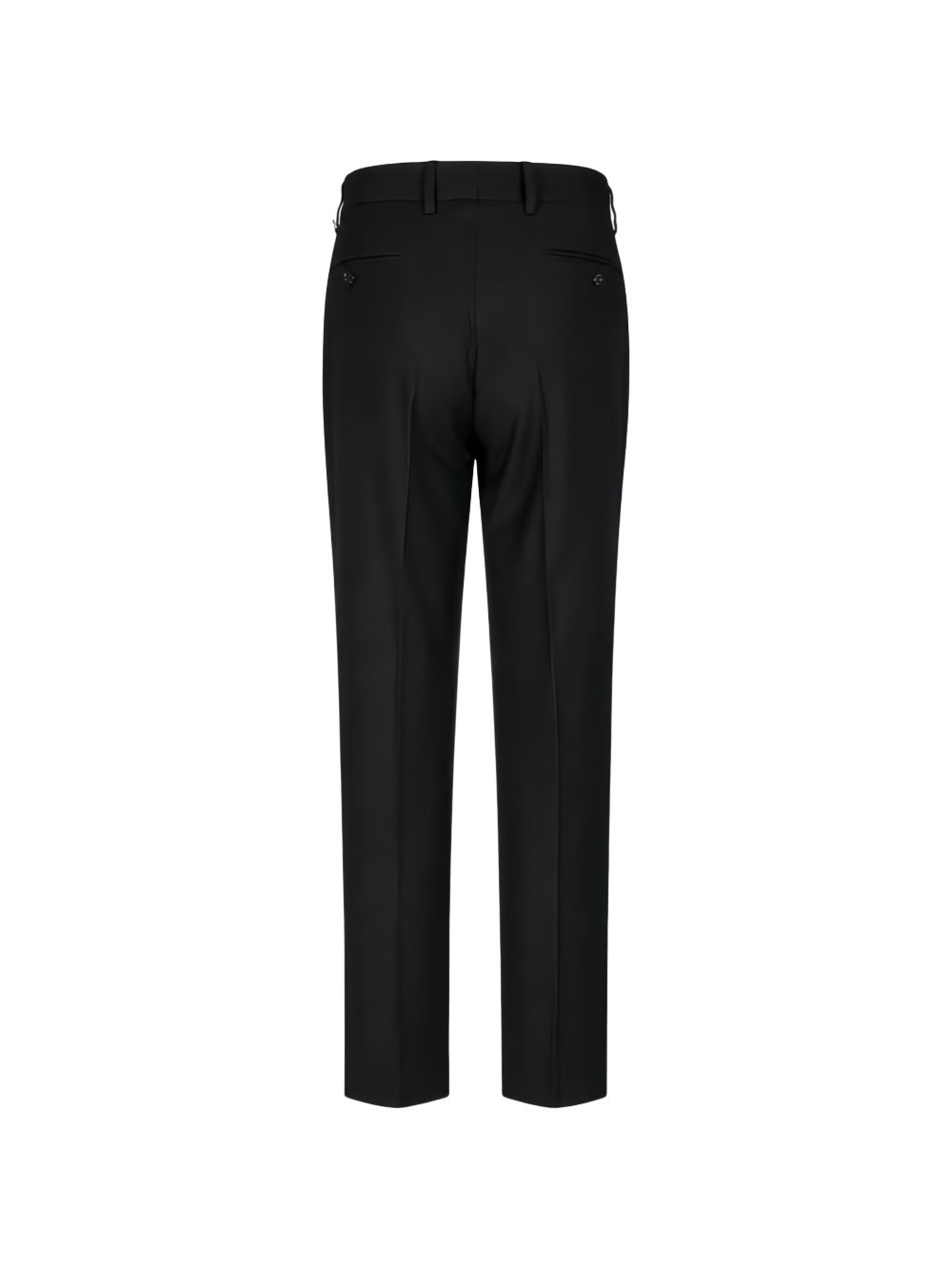Manuel RITZ Black Wool Elastane Trousers
