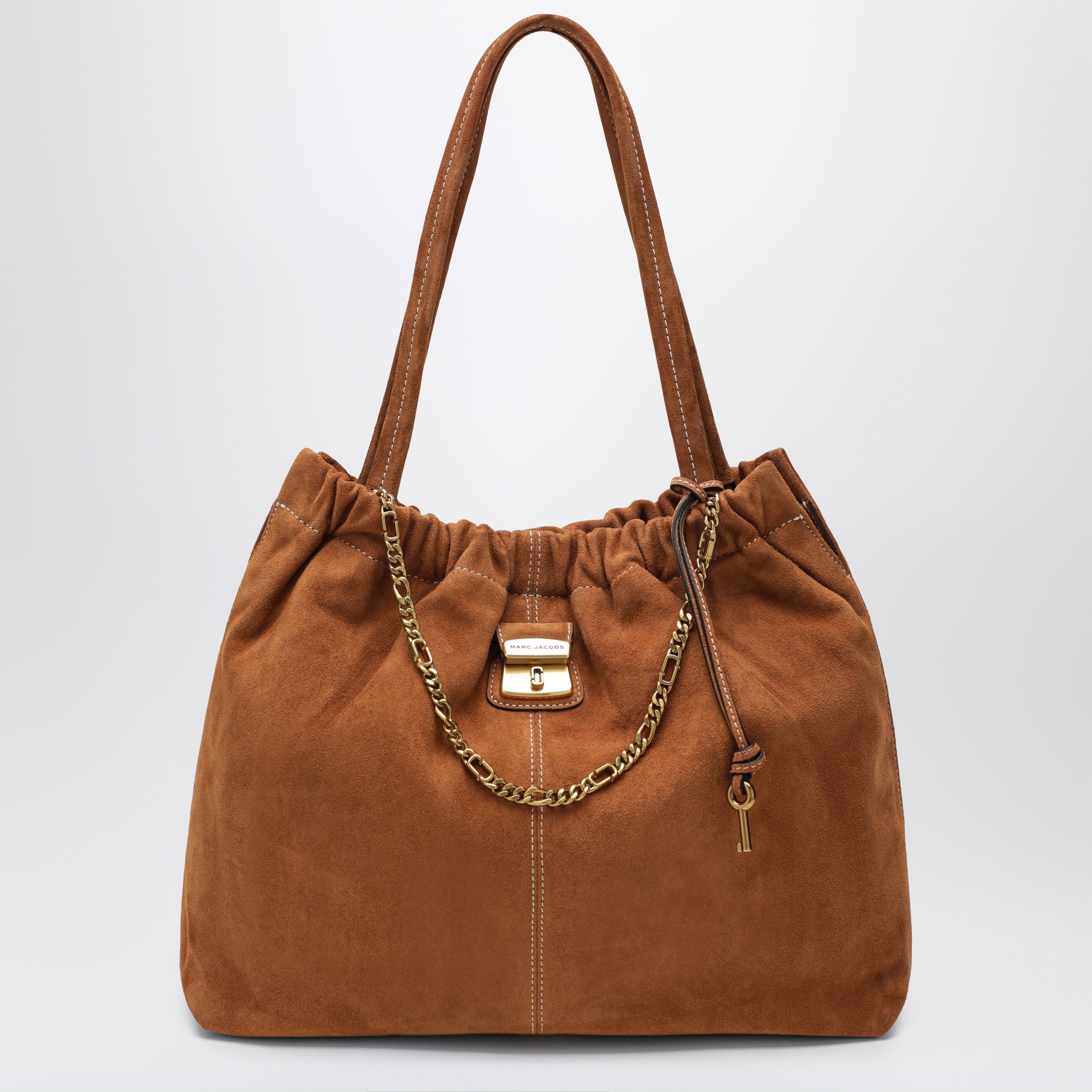 Marc jacobs Copper The Cristina Tote Bag In Suede