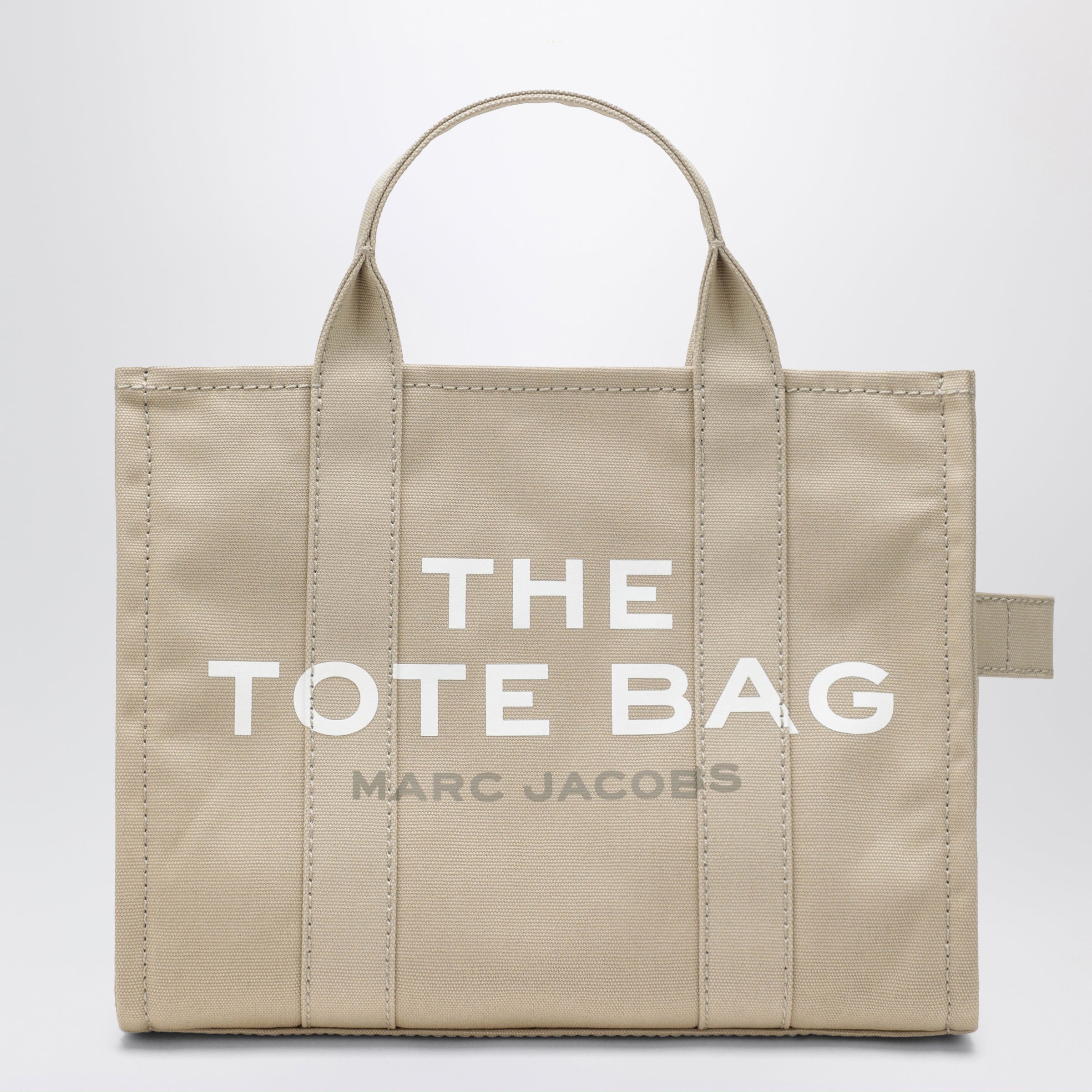 Marc jacobs The Medium Tote Bag In Beige Canvas