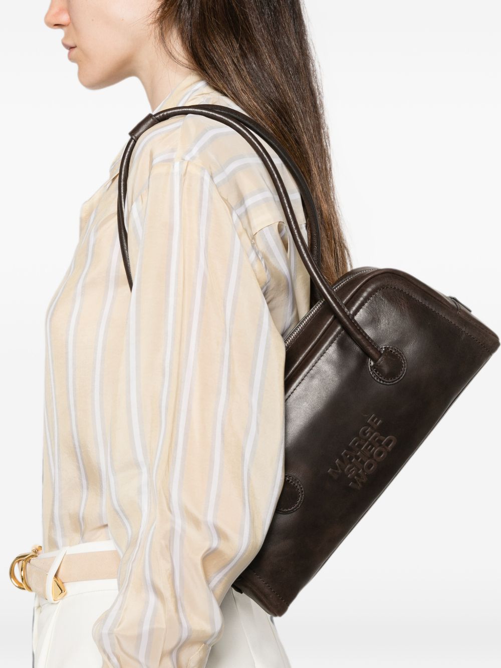 Margesherwood Dark Brown Leather Bag