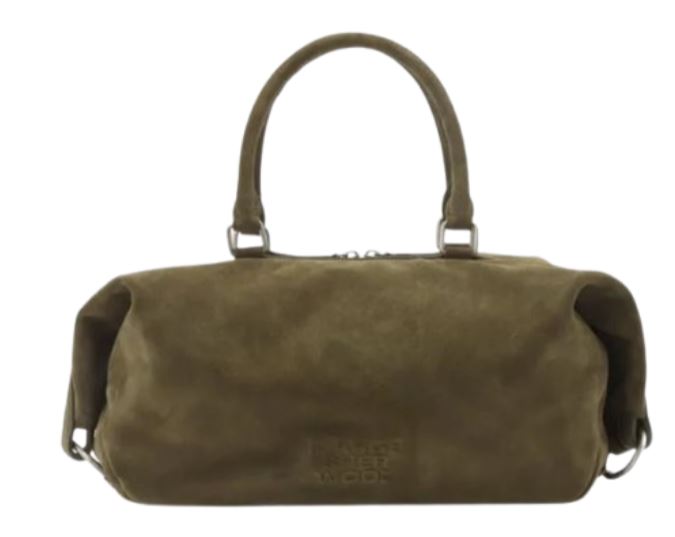 Margesherwood Olive Green Suede Bag