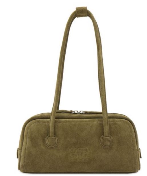 Margesherwood Olive Green Suede Bag