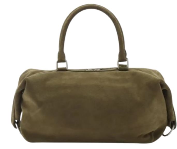 Margesherwood Olive Green Suede Bag
