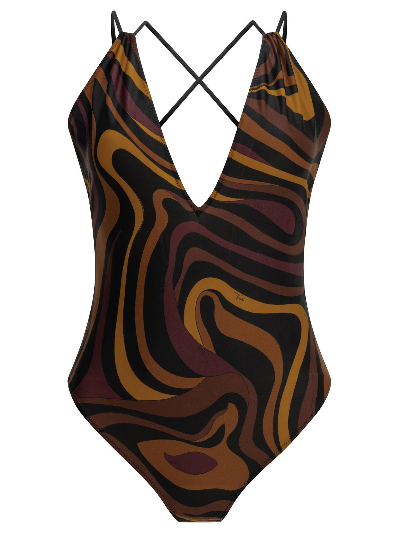 Emilio Pucci "Marmo" One-Piece Swimsuit