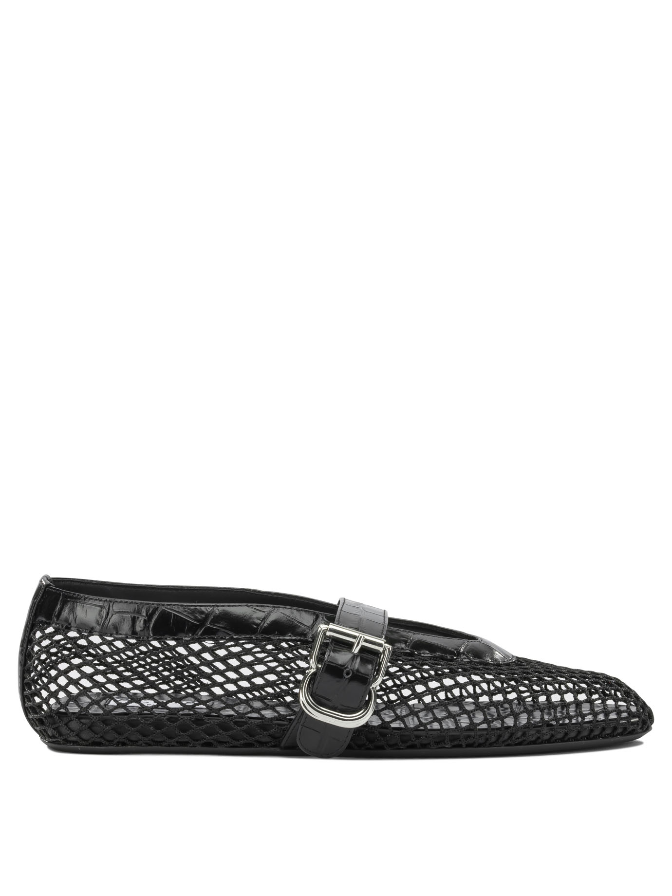 Alaïa Alaia Mary Jane Ballet Flats In Mesh