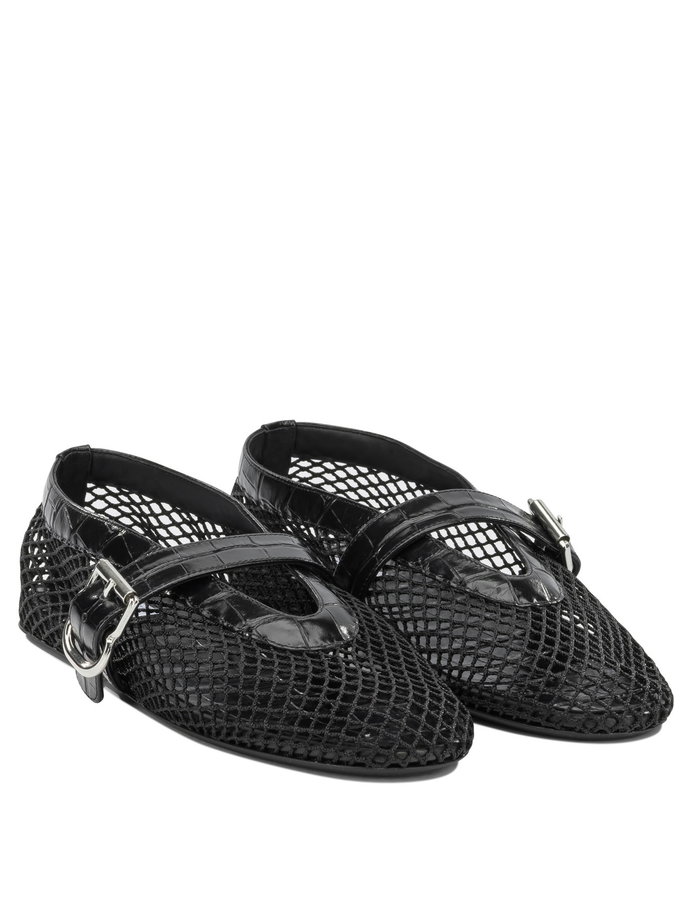 Alaïa Alaia Mary Jane Ballet Flats In Mesh