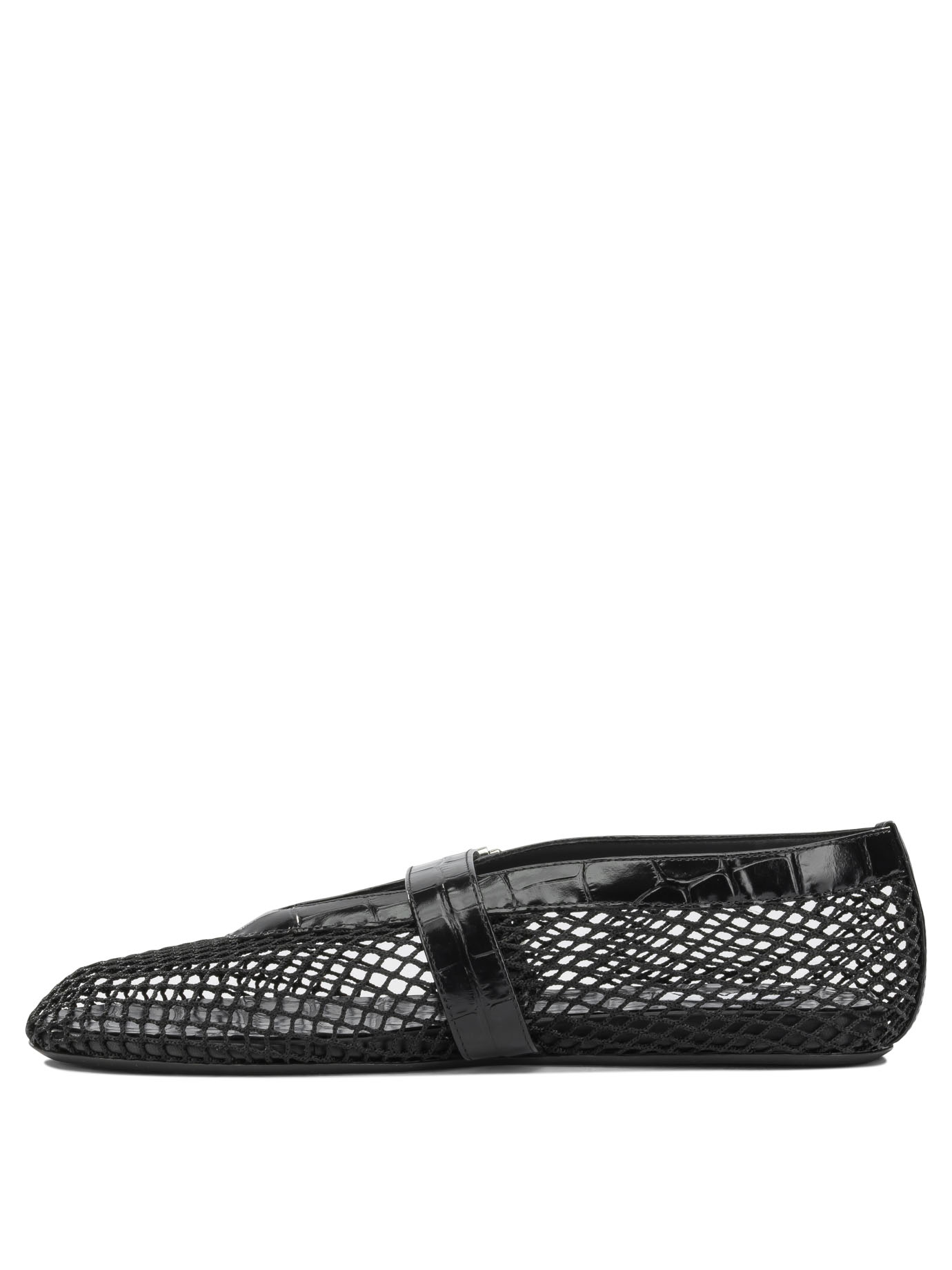 Alaïa Alaia Mary Jane Ballet Flats In Mesh