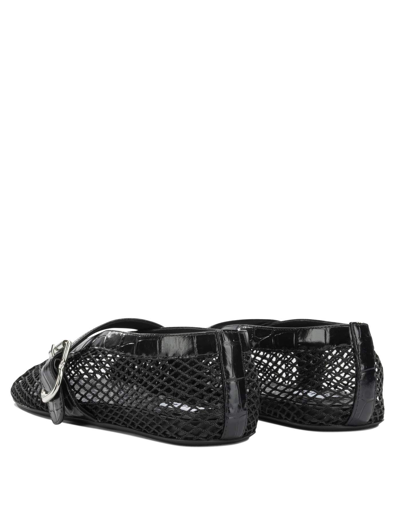 Alaïa Alaia Mary Jane Ballet Flats In Mesh