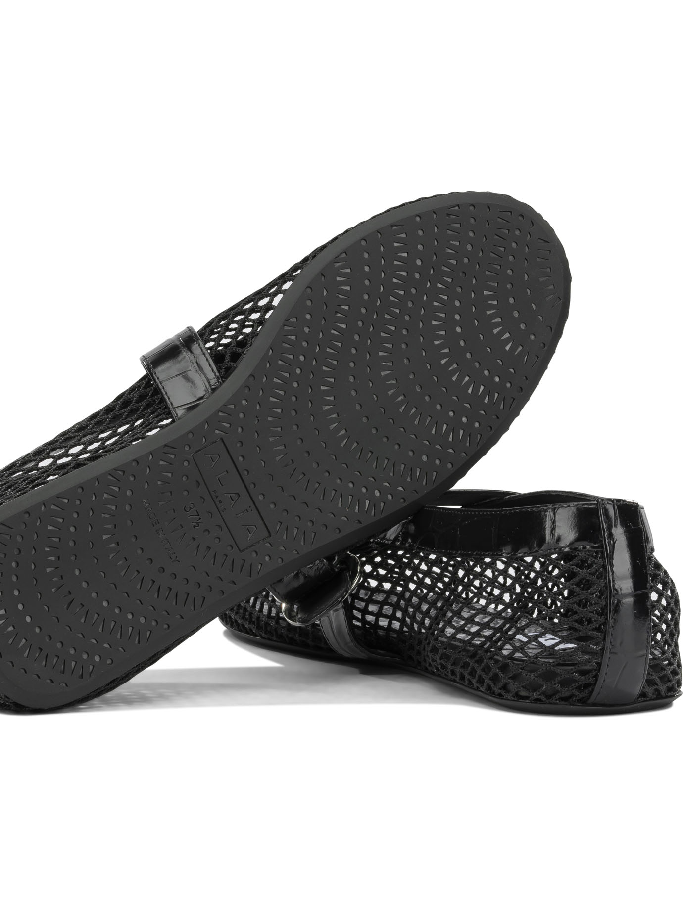Alaïa Alaia Mary Jane Ballet Flats In Mesh