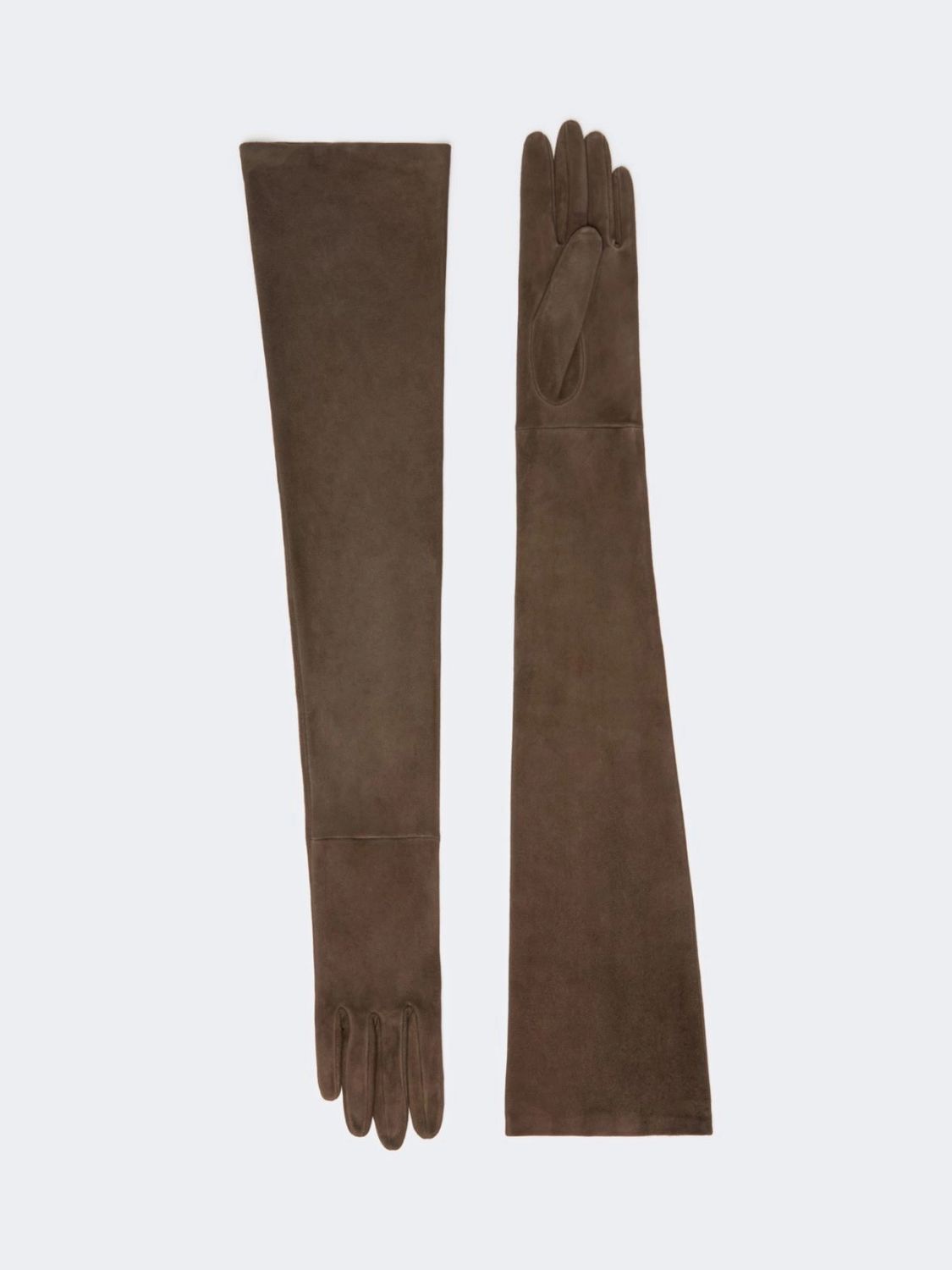 Max Mara "Mas Estremo" Long Suede Gloves