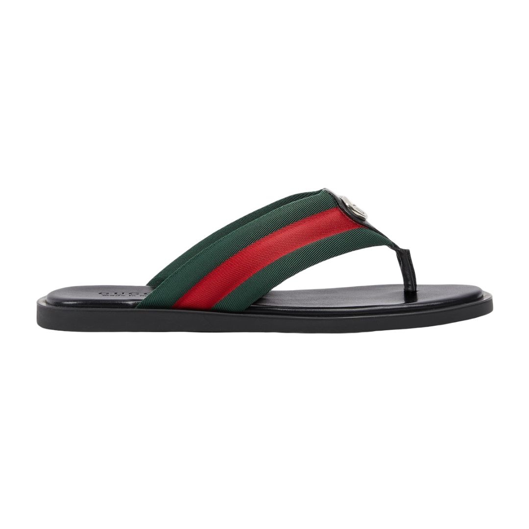 Gucci Maverik Gg Interlocking Flip-Flop Sandal