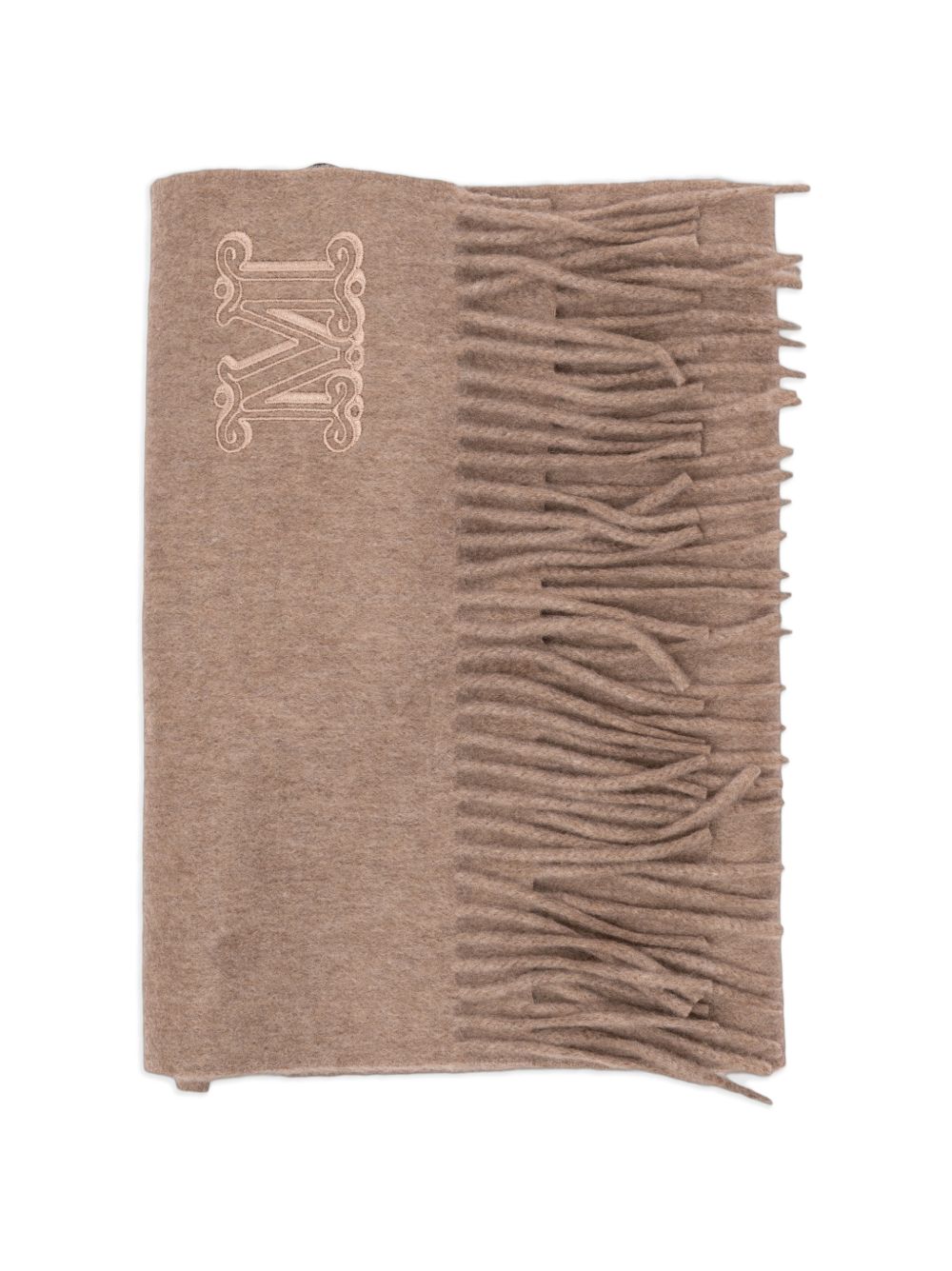 Max Mara Beige Cashmere Scarf