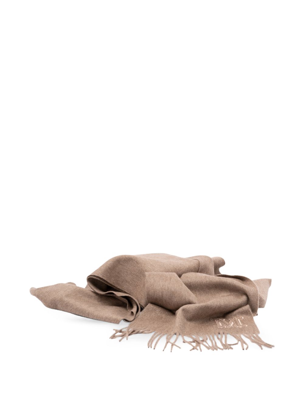 Max Mara Beige Cashmere Scarf