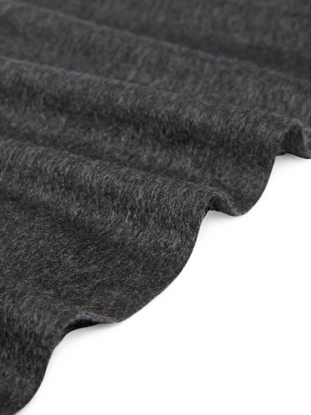 Max Mara Dark Grey Cashmere Scarf