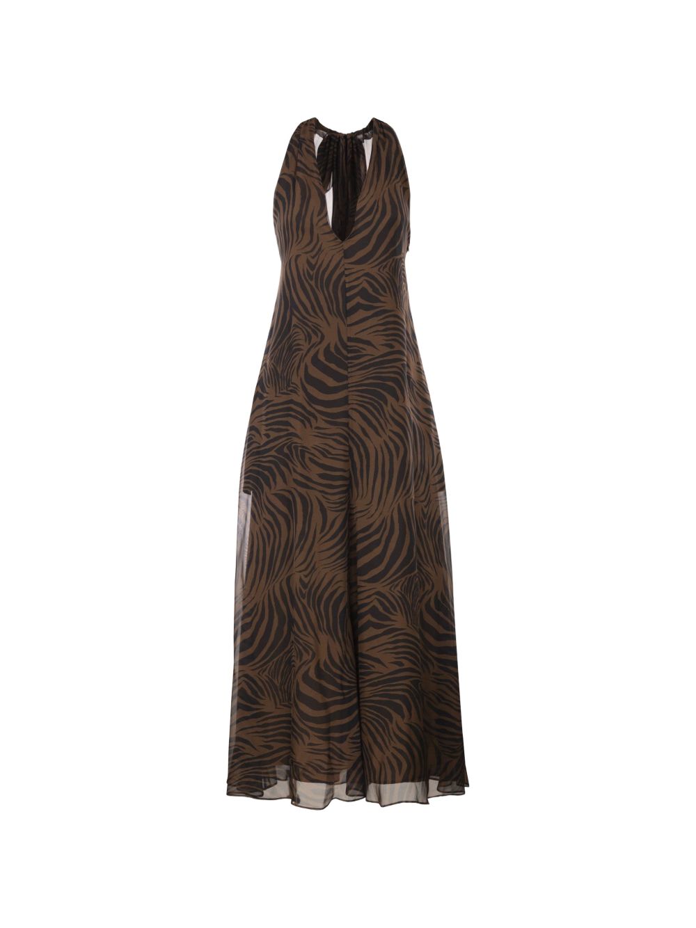 Max Mara Studio Brown Virgin Wool Dress