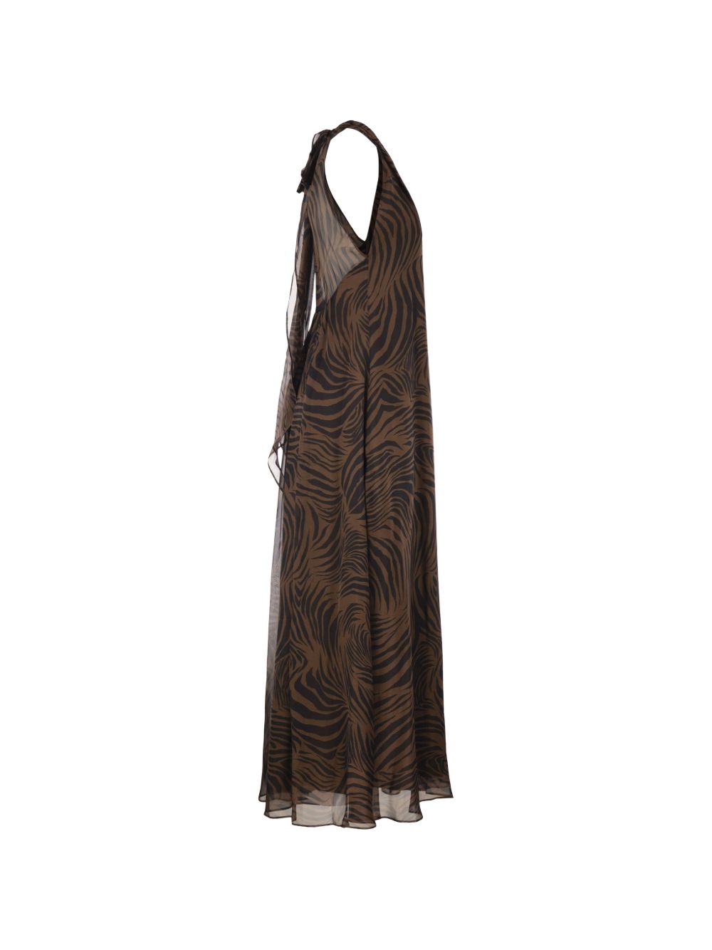 Max Mara Studio Brown Virgin Wool Dress