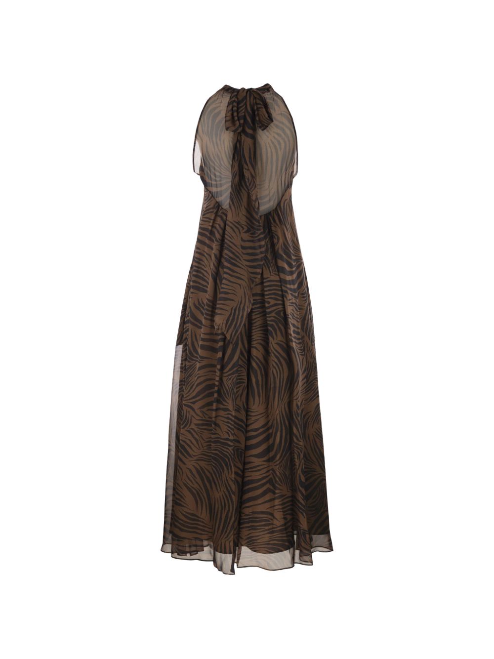 Max Mara Studio Brown Virgin Wool Dress
