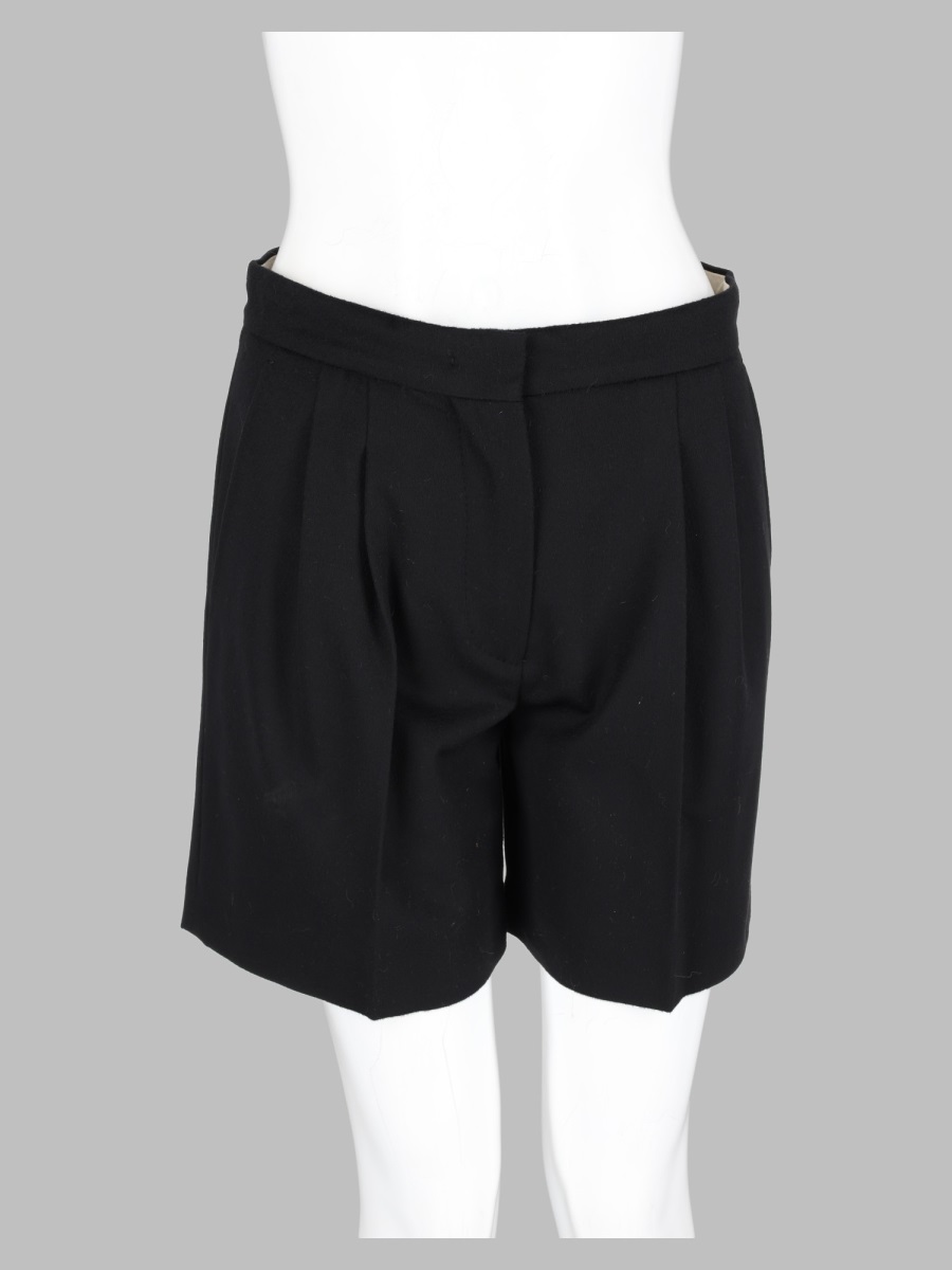 Max Mara Studio Shorts In Drap Di Lana