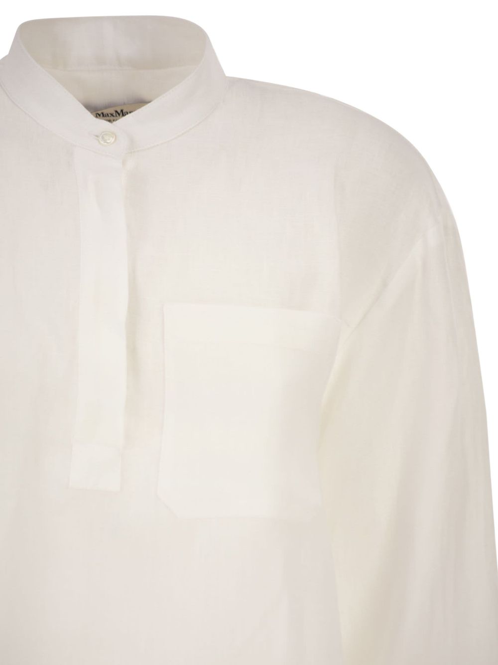 Max Mara White Virgin Wool Shirt