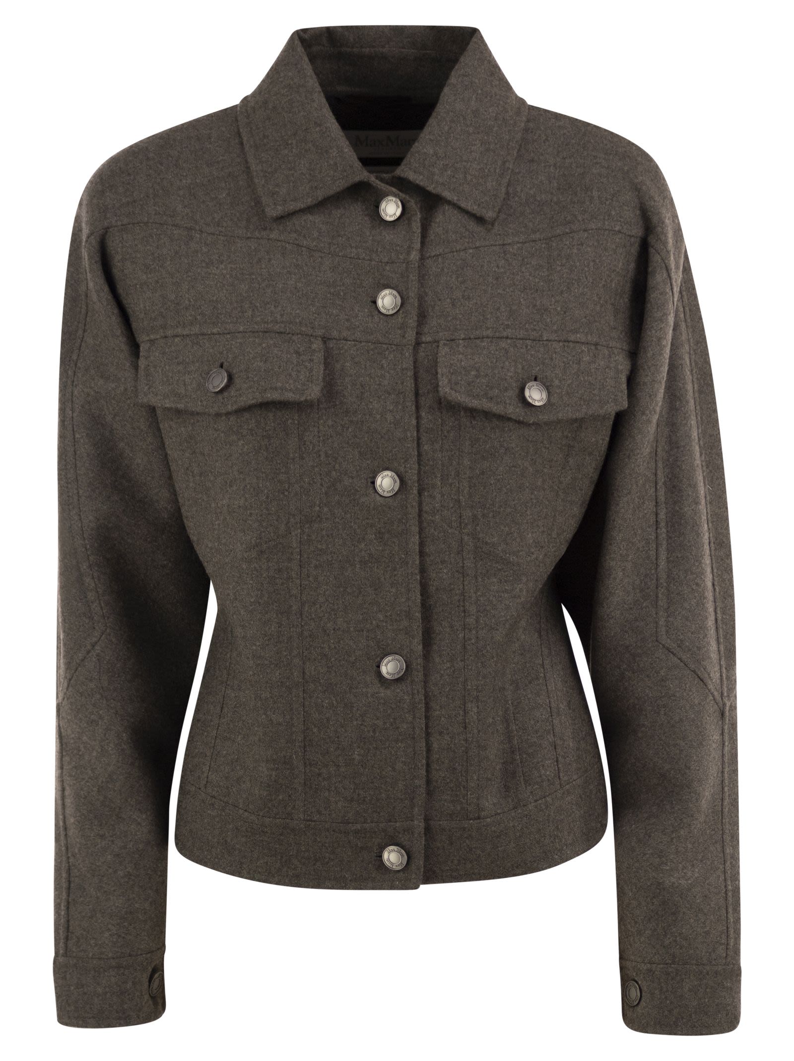 Max Mara Maxmara Mxsrapace - Pure Virgin Wool Jac