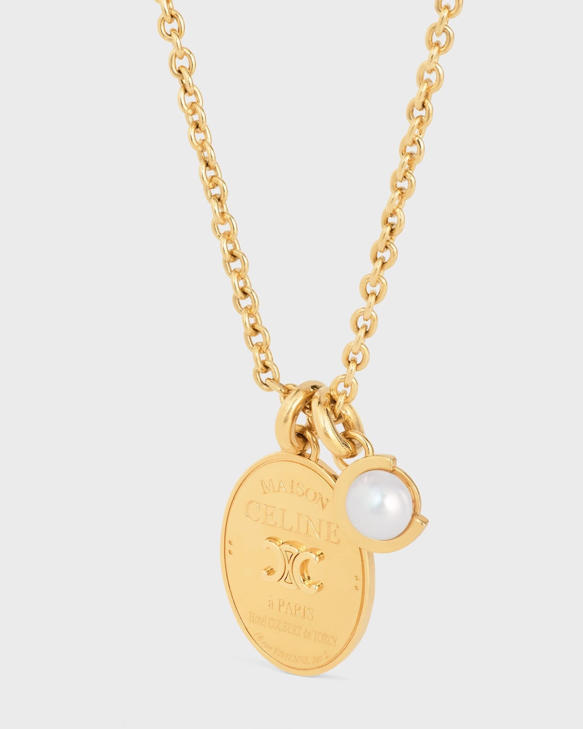 Celine Medal Necklace