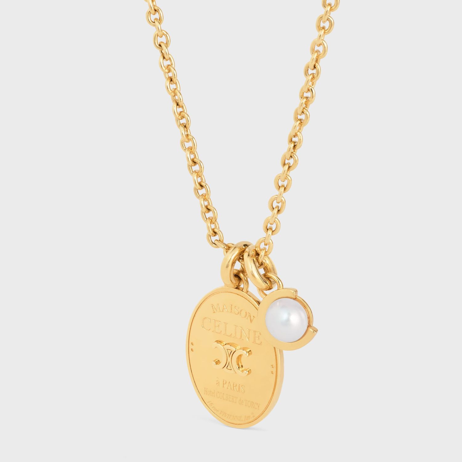 Celine Medal Necklage