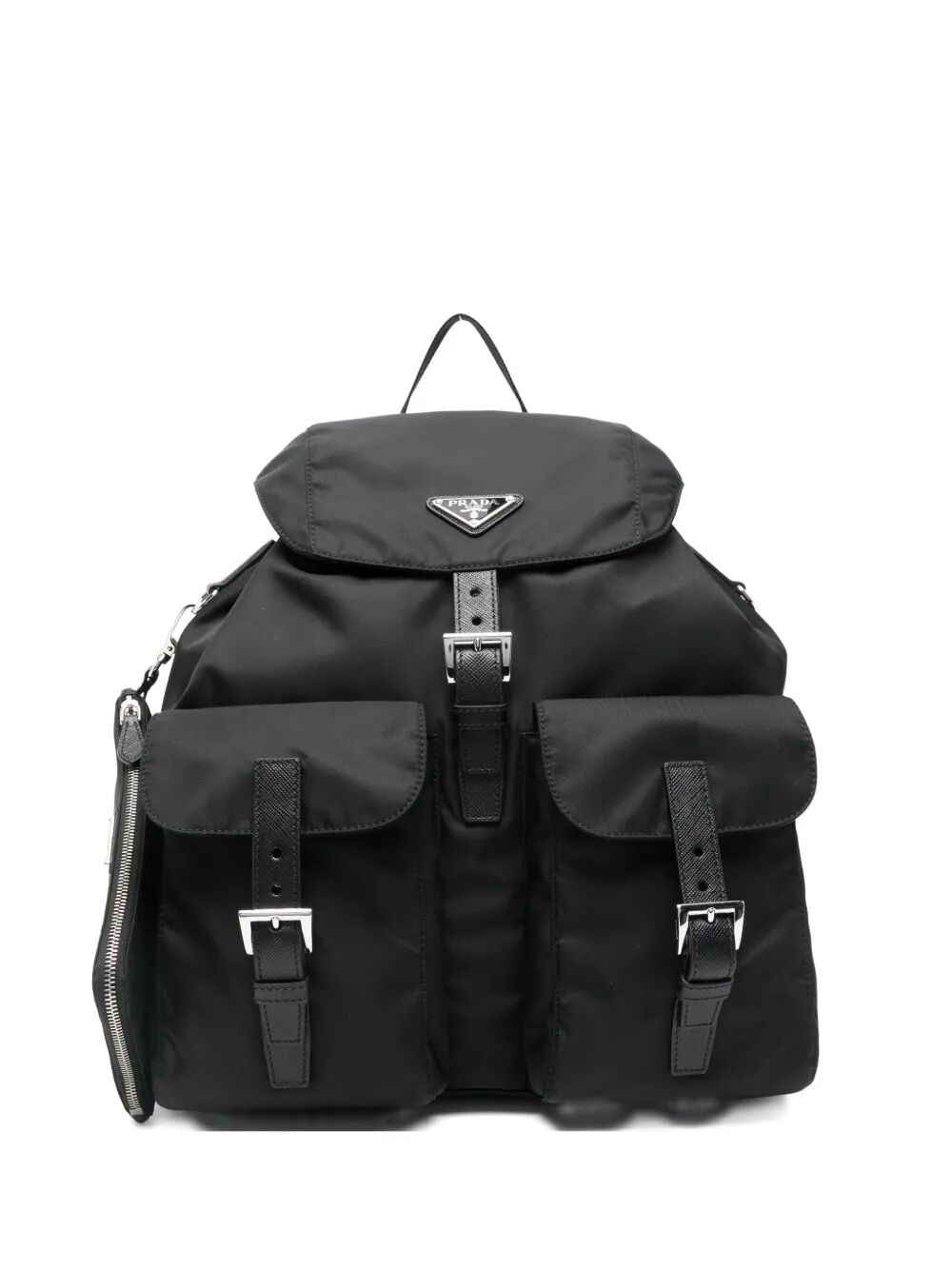 Prada Medium Re-Nylon Backpack With Pouch