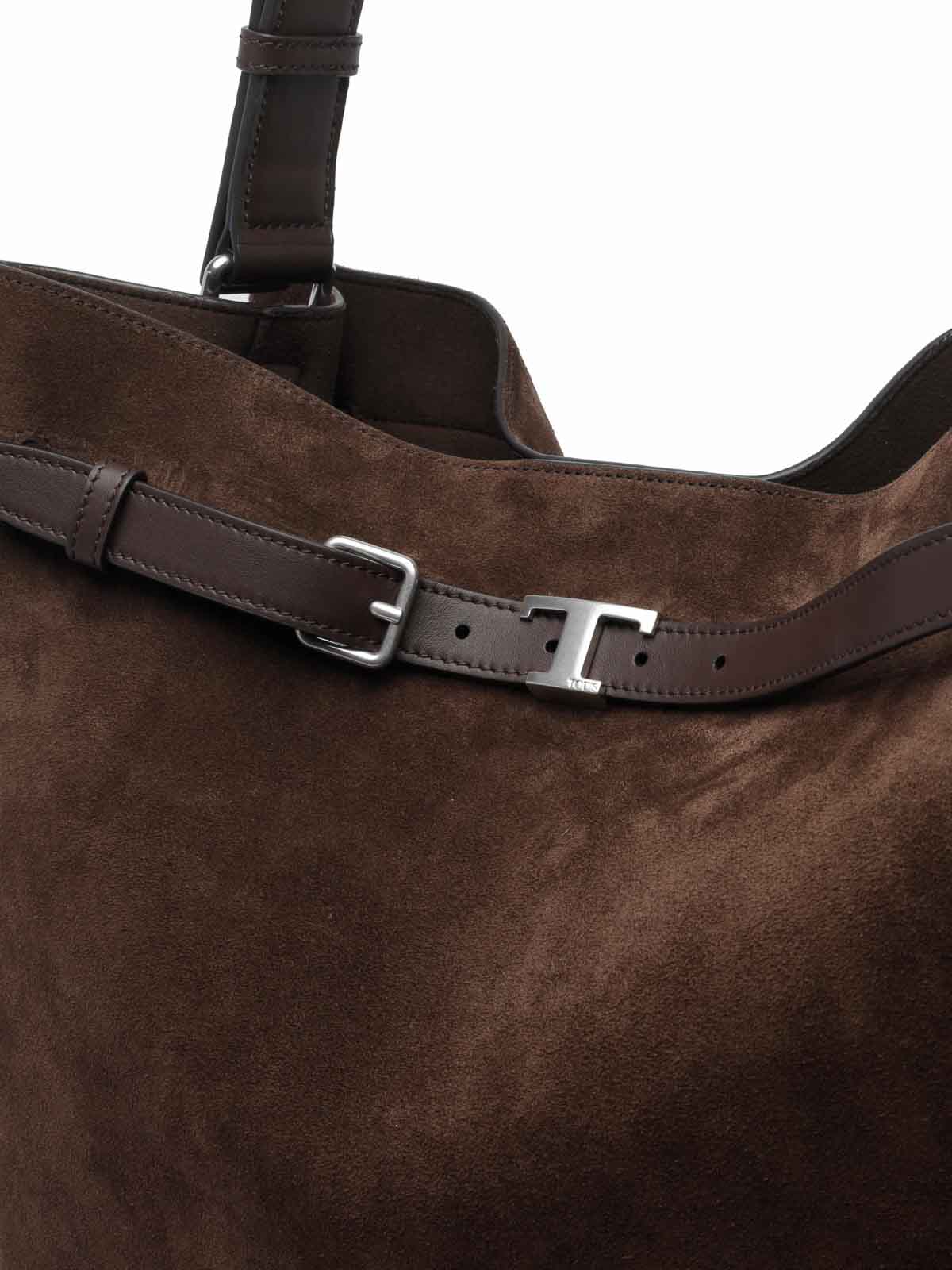 Tod's Medium Tim Suede Hobo Bag