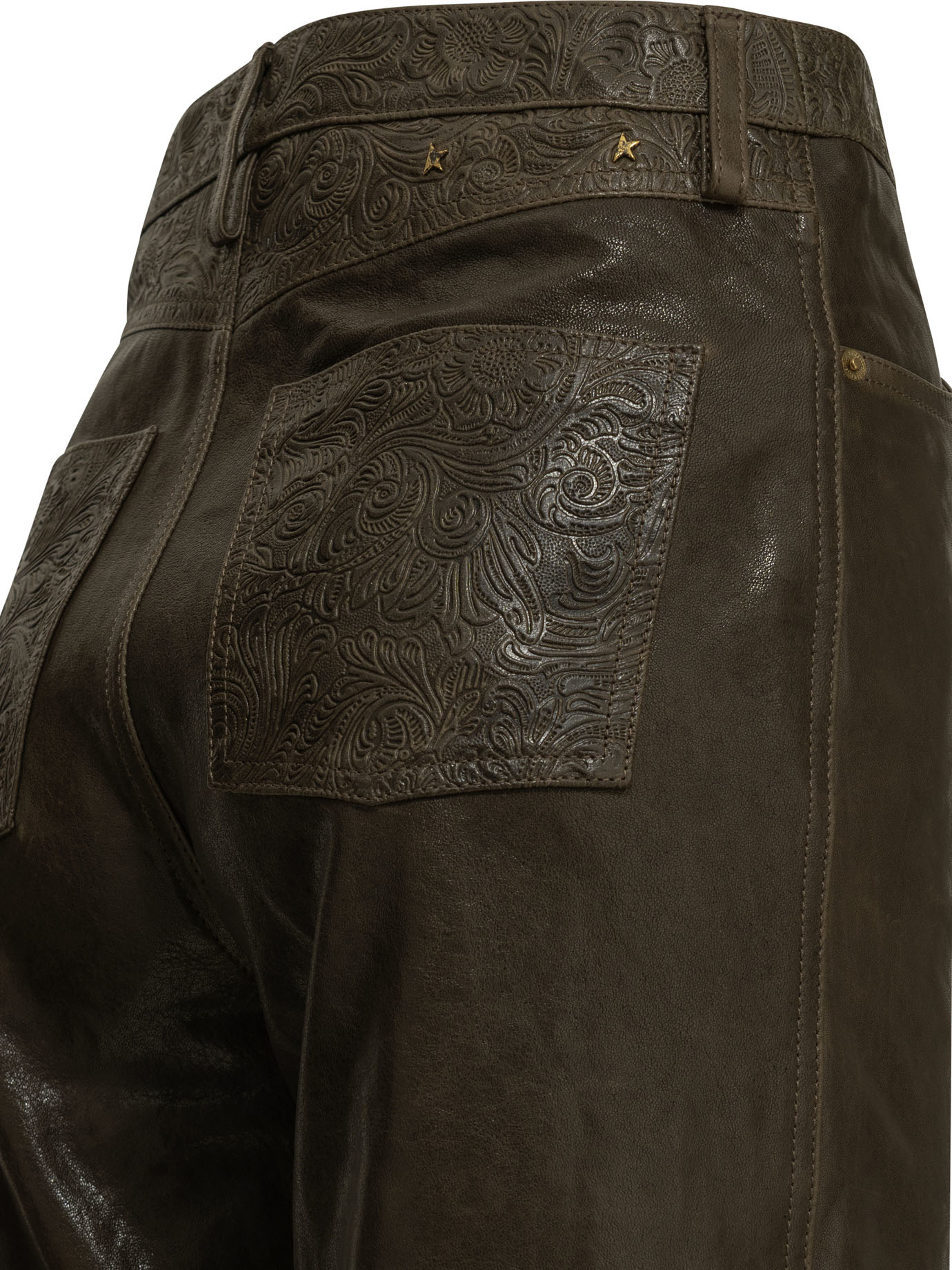 Golden Goose "Melany" Leather Pants