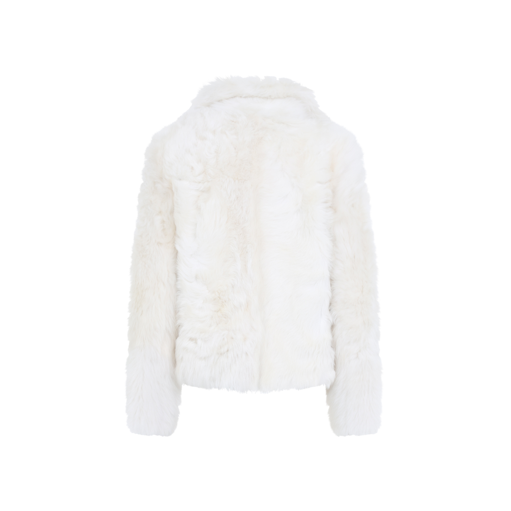 Yves Salomon Meringue Shearling Short Coat