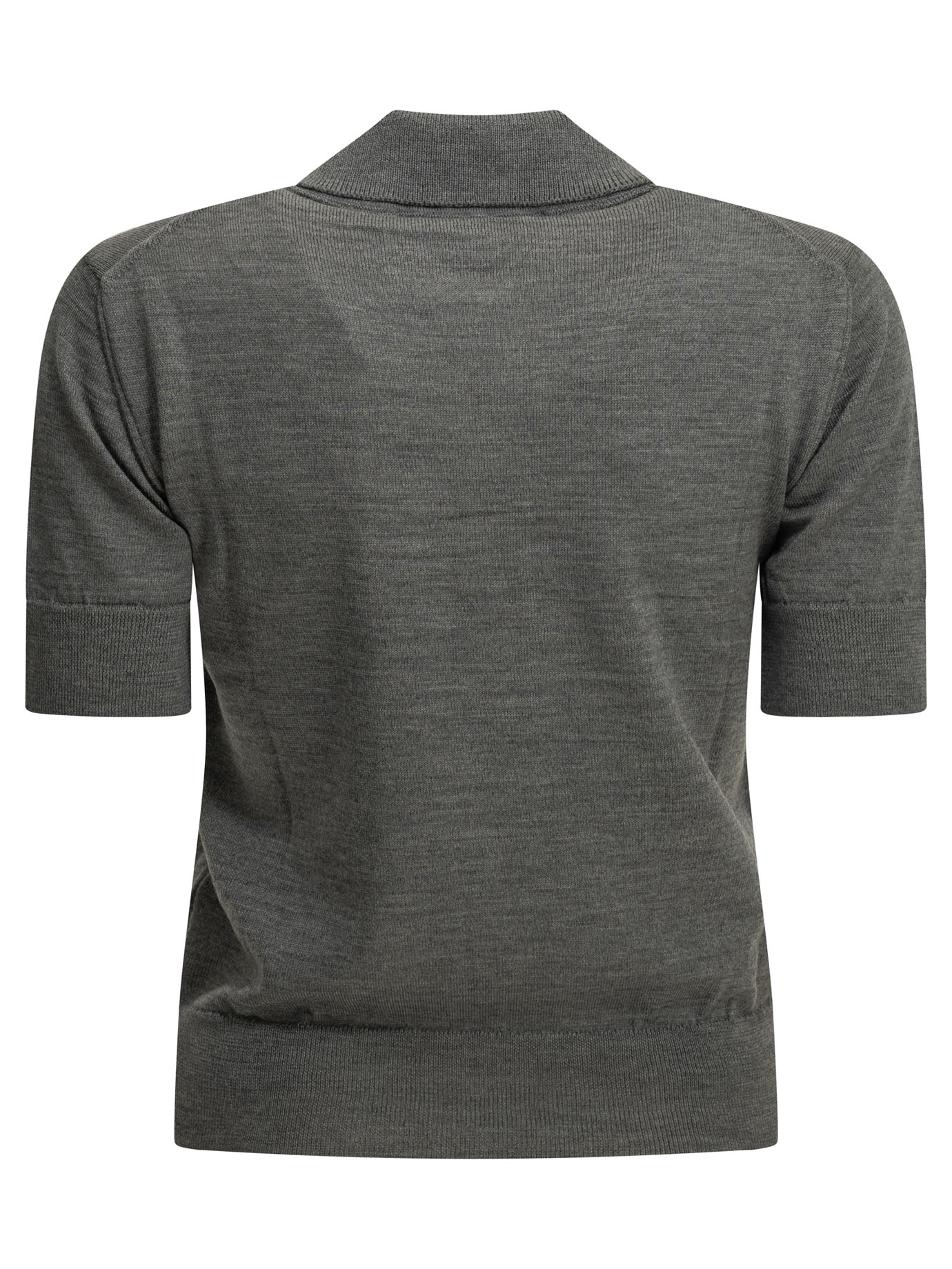 Ami paris Merino Wool Polo Shirt