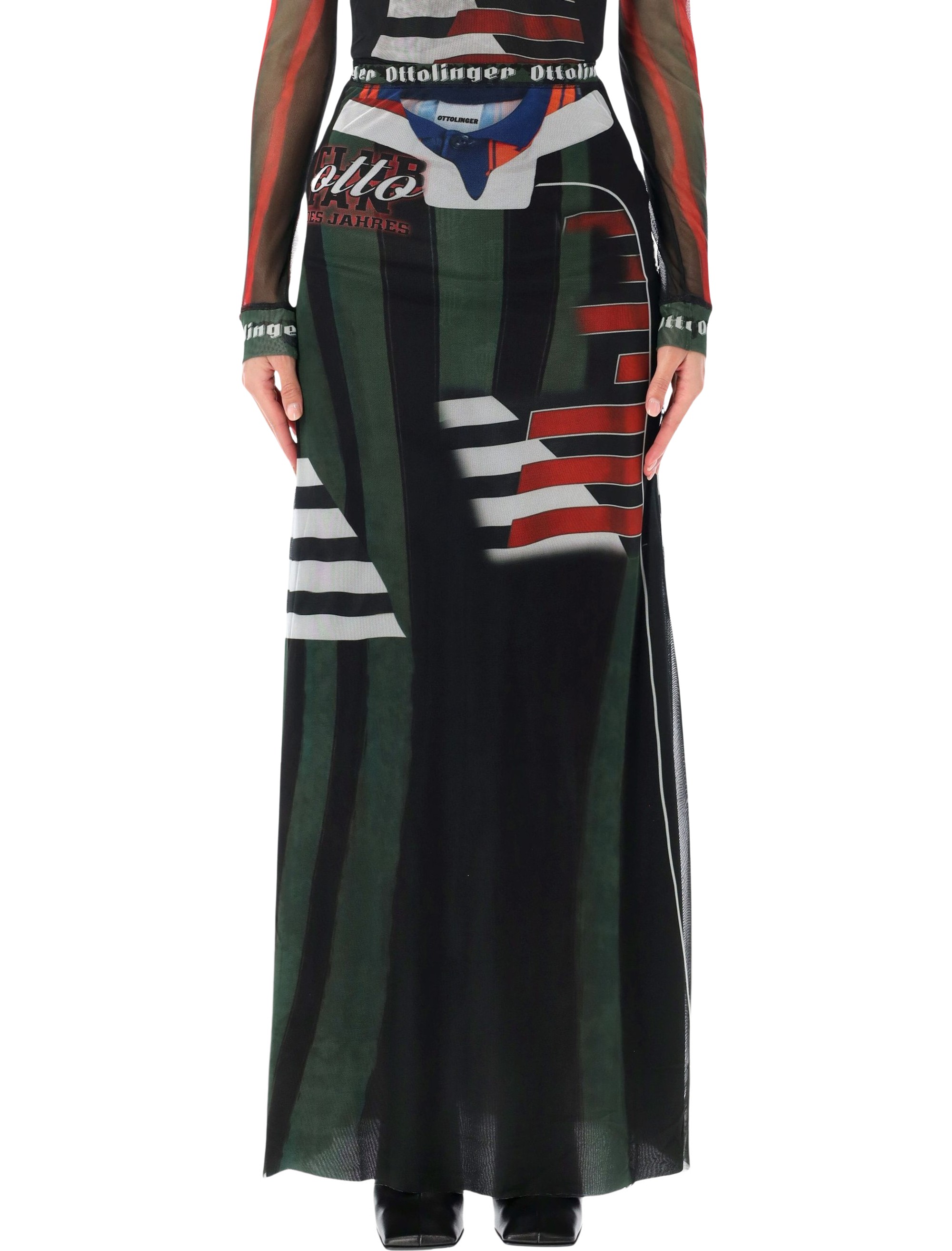 Ottolinger Mesh Long Skirt