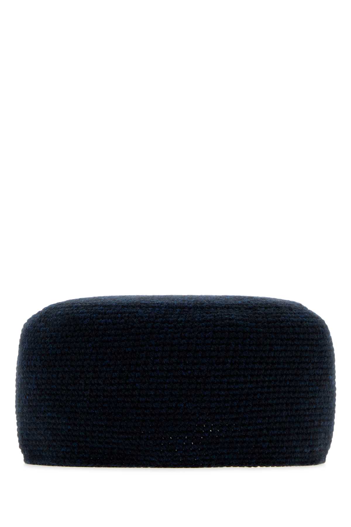 The Row Midnight Blue Cashmere Perleaf Hat