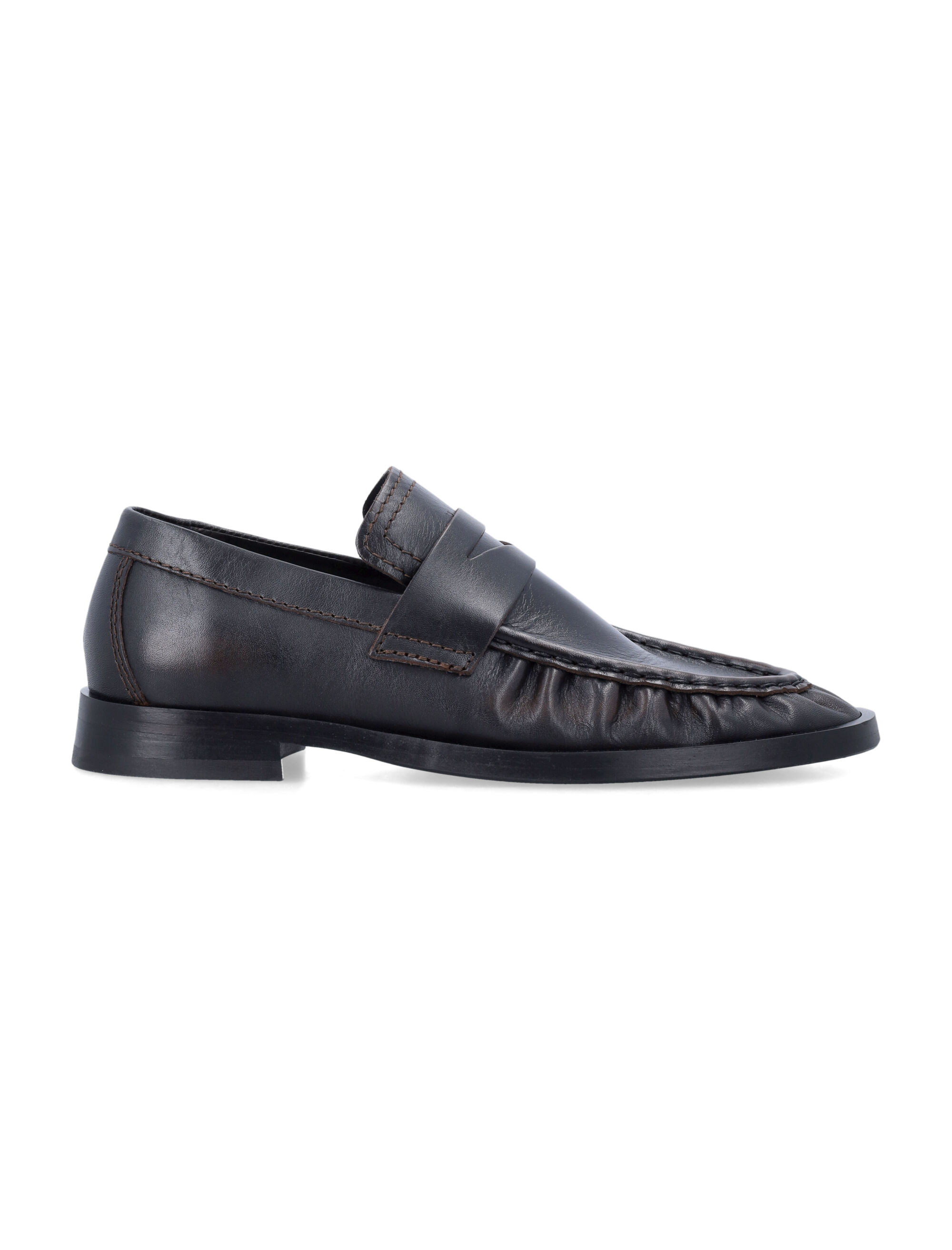 Miista Zita Brown Leather Loafers