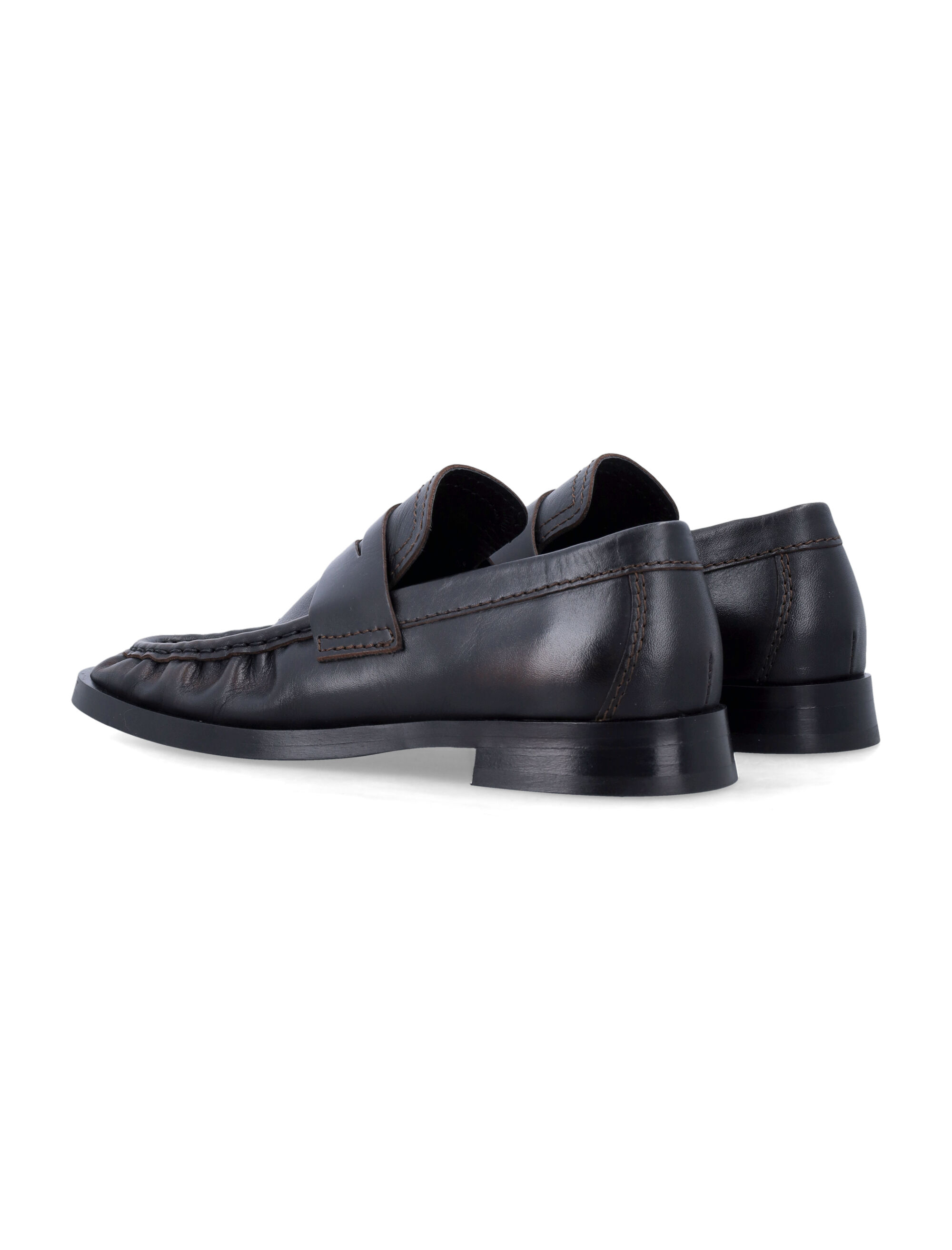 Miista Zita Brown Leather Loafers