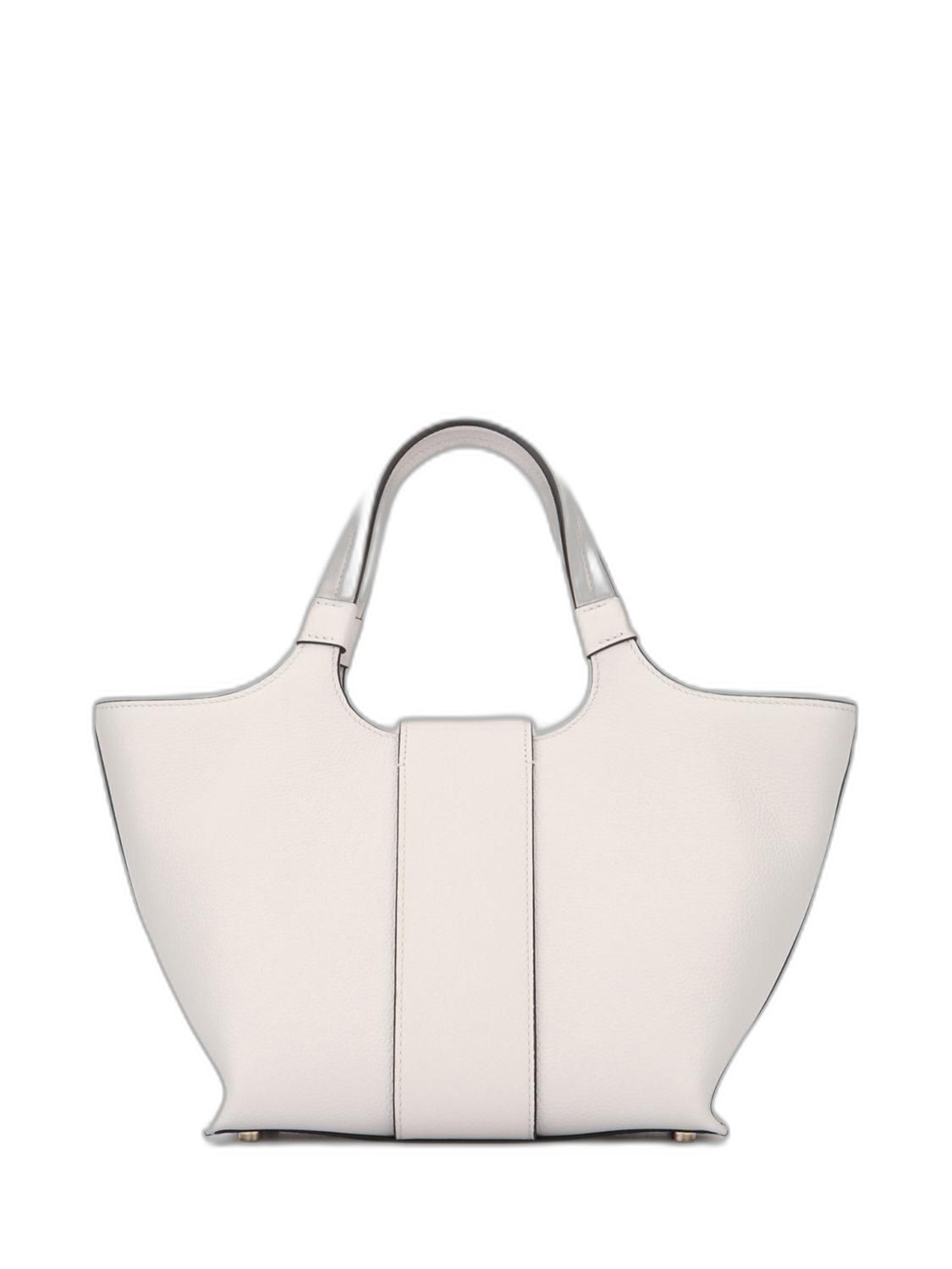 Roger Vivier Mini Belle Vivier Shopping Bag In Ice Co