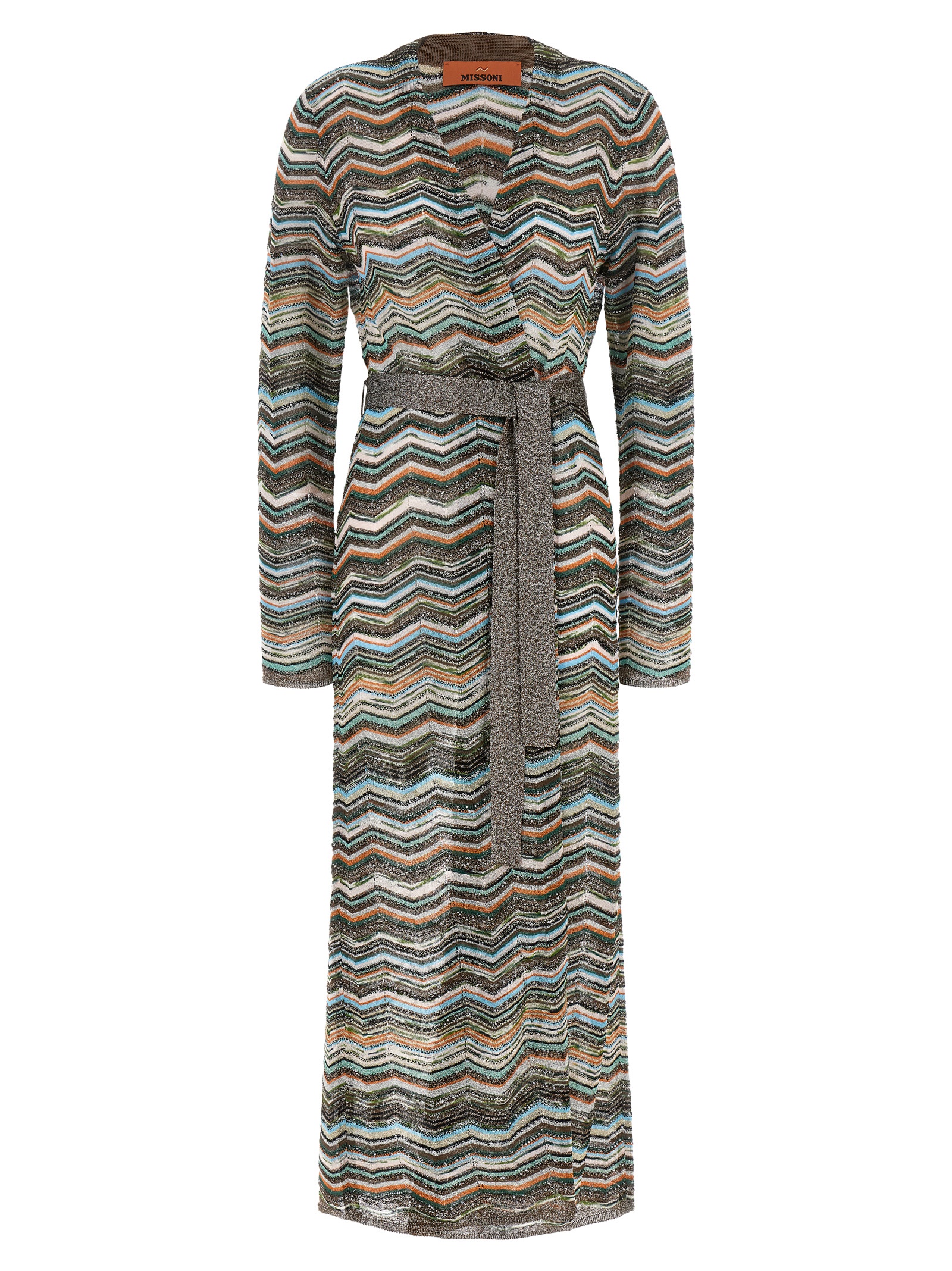 Missoni Chevron Lamé Cardigan