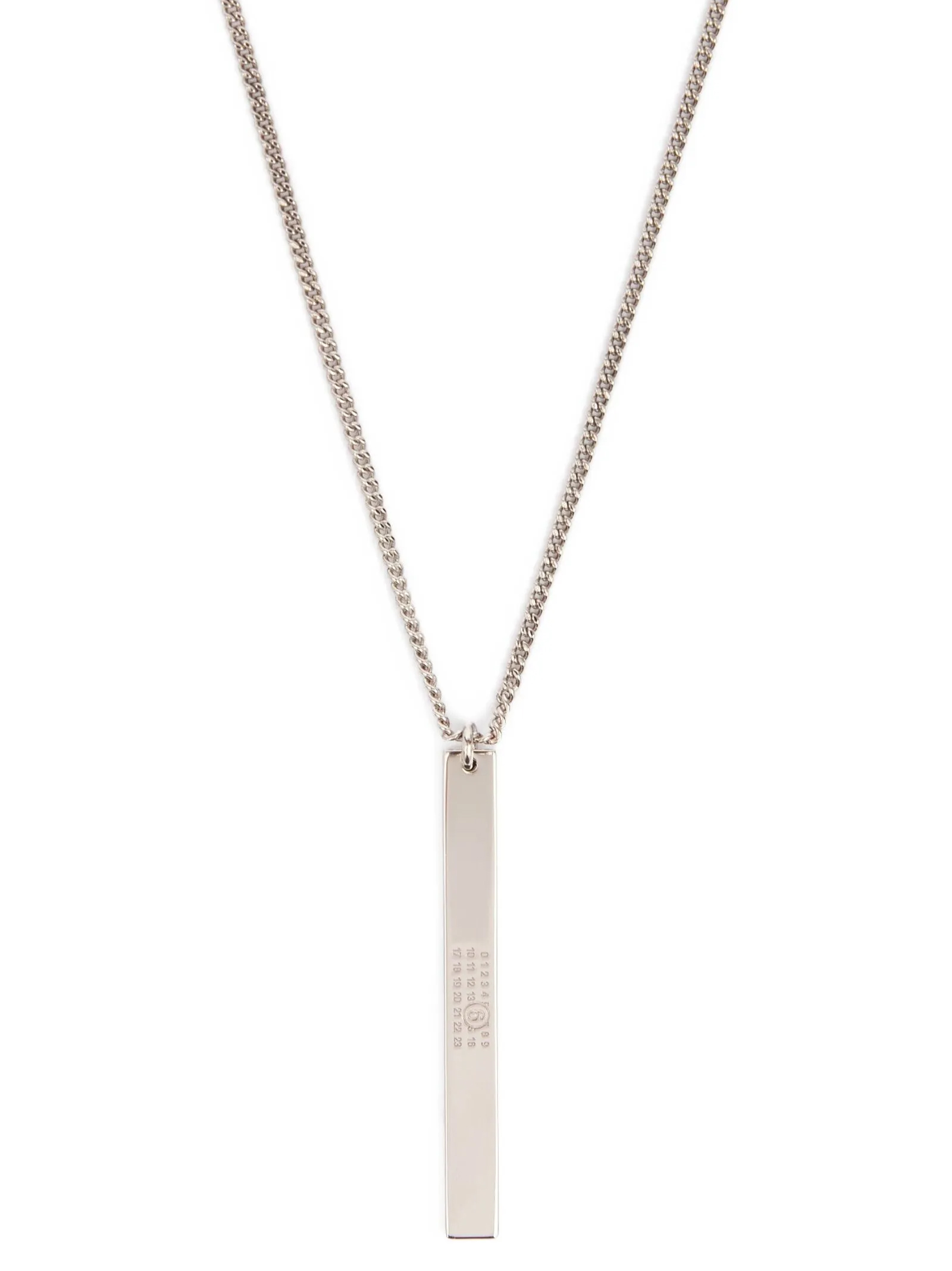 Mm6 maison margiela Mm6 'Numeric Bar' Necklace