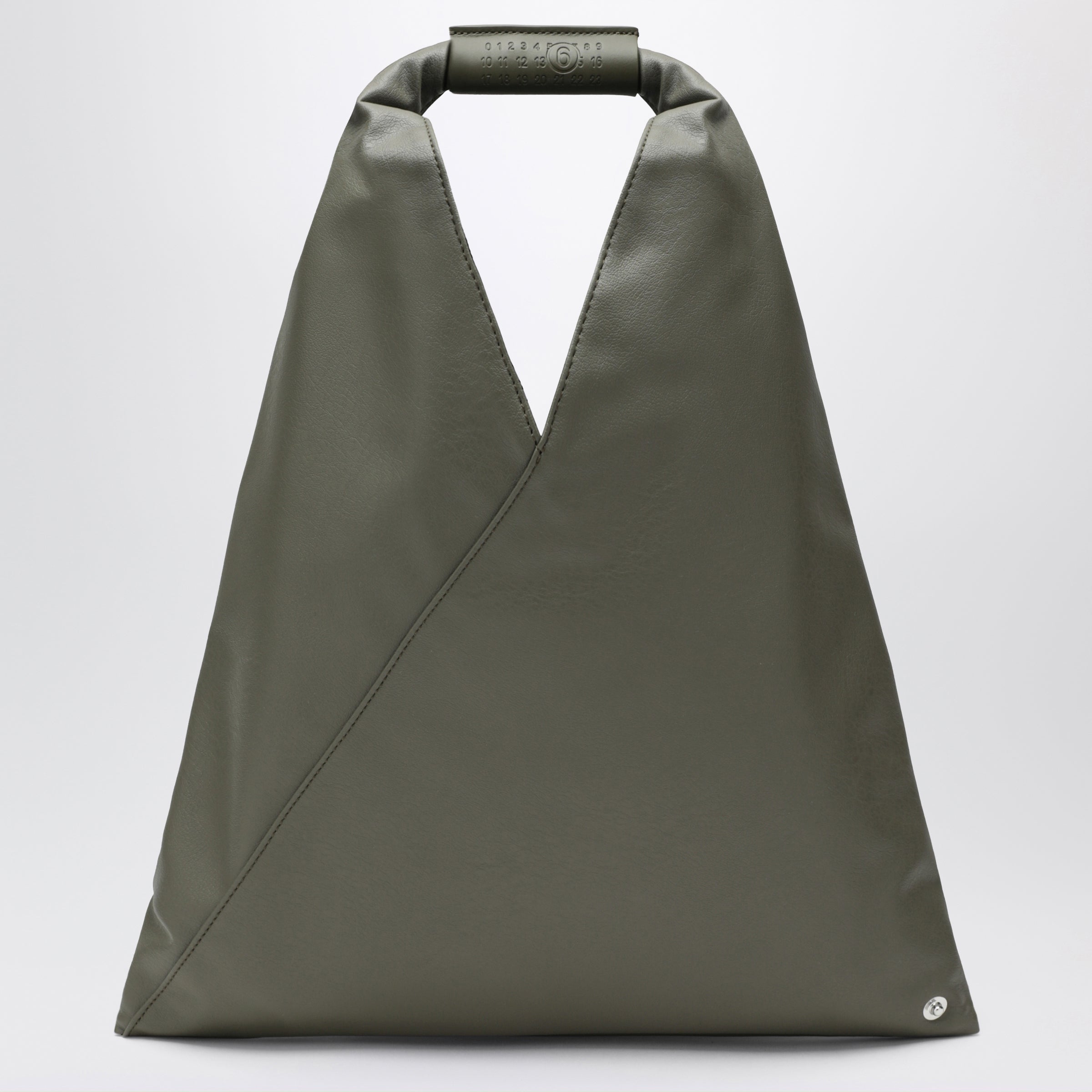 Mm6 maison margiela Small Khaki Japanese Bag In Faux Leather