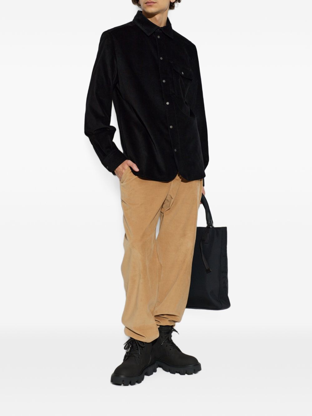 Moncler Black Polyamide Shirt