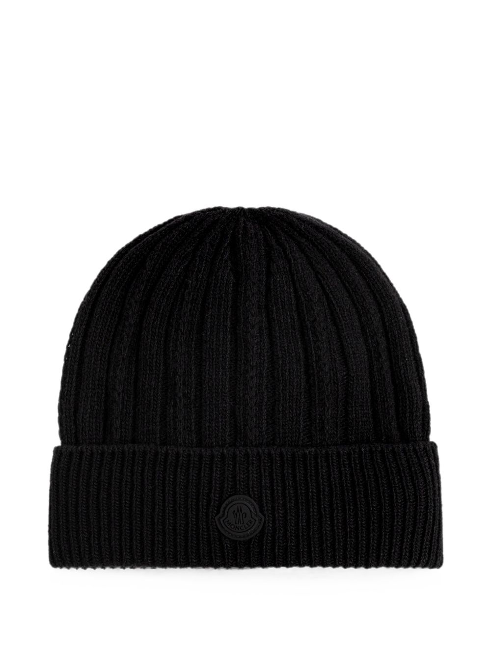 Moncler Black Wool Hat
