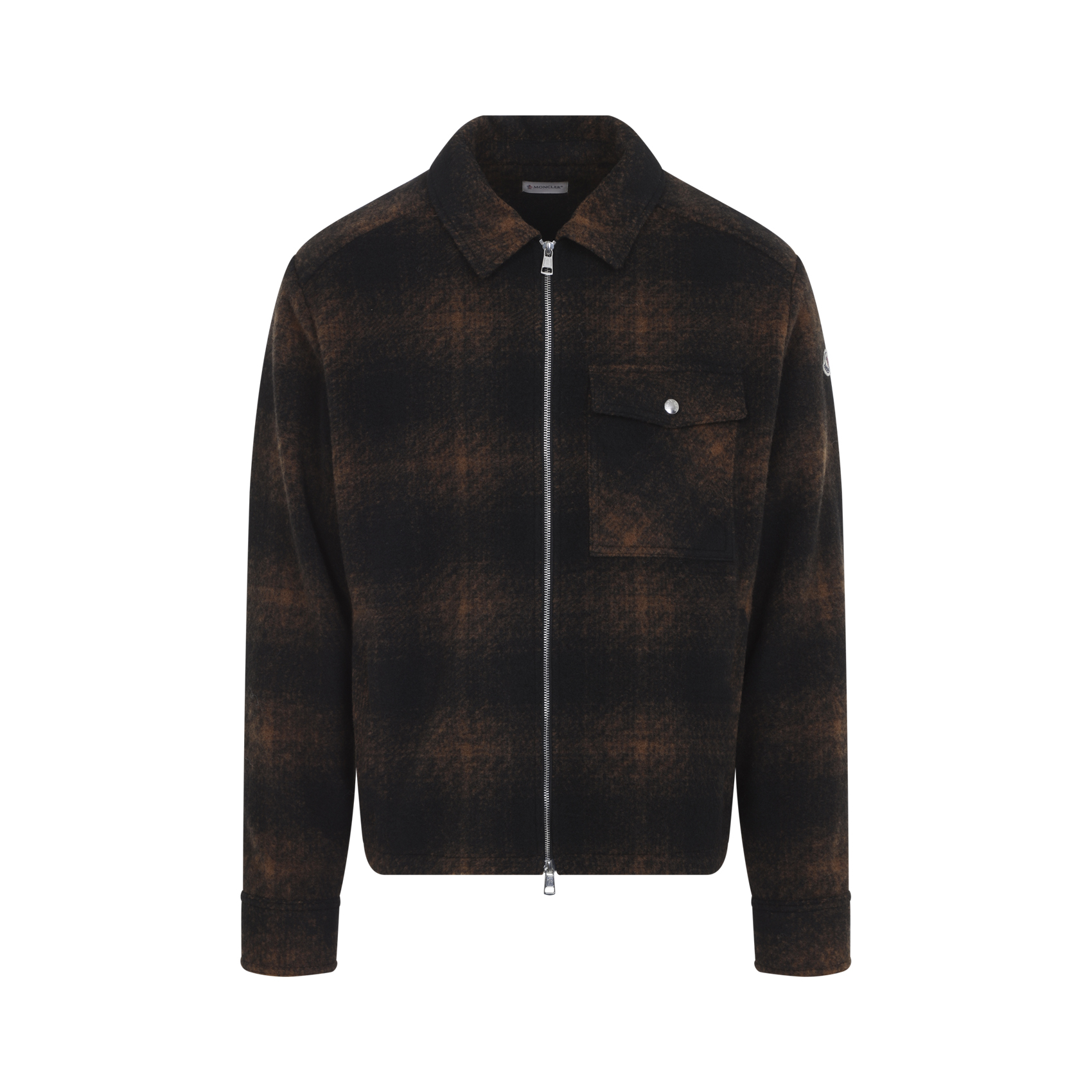 Moncler Dark Brown Polyamide Shirt