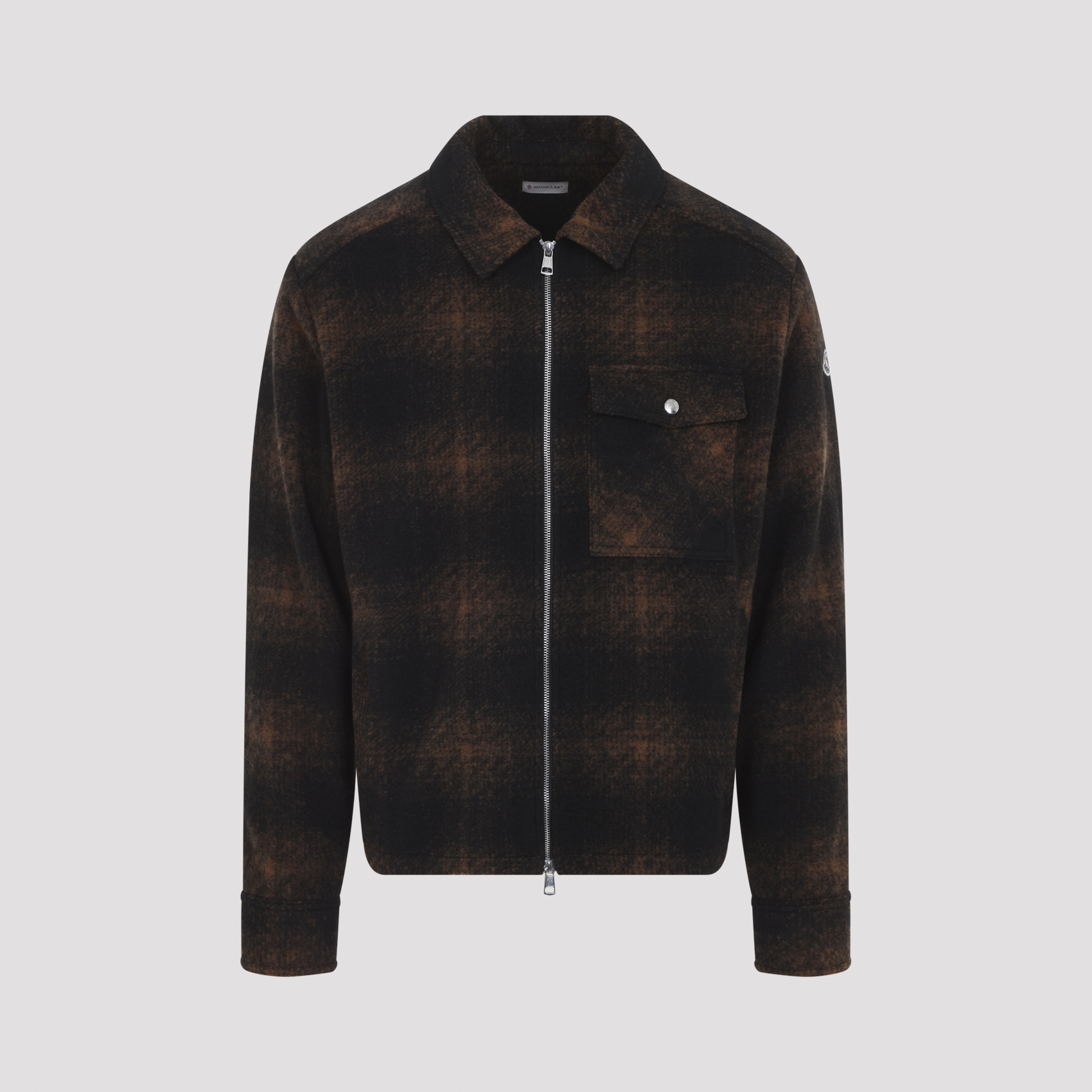 Moncler Dark Brown Polyamide Shirt