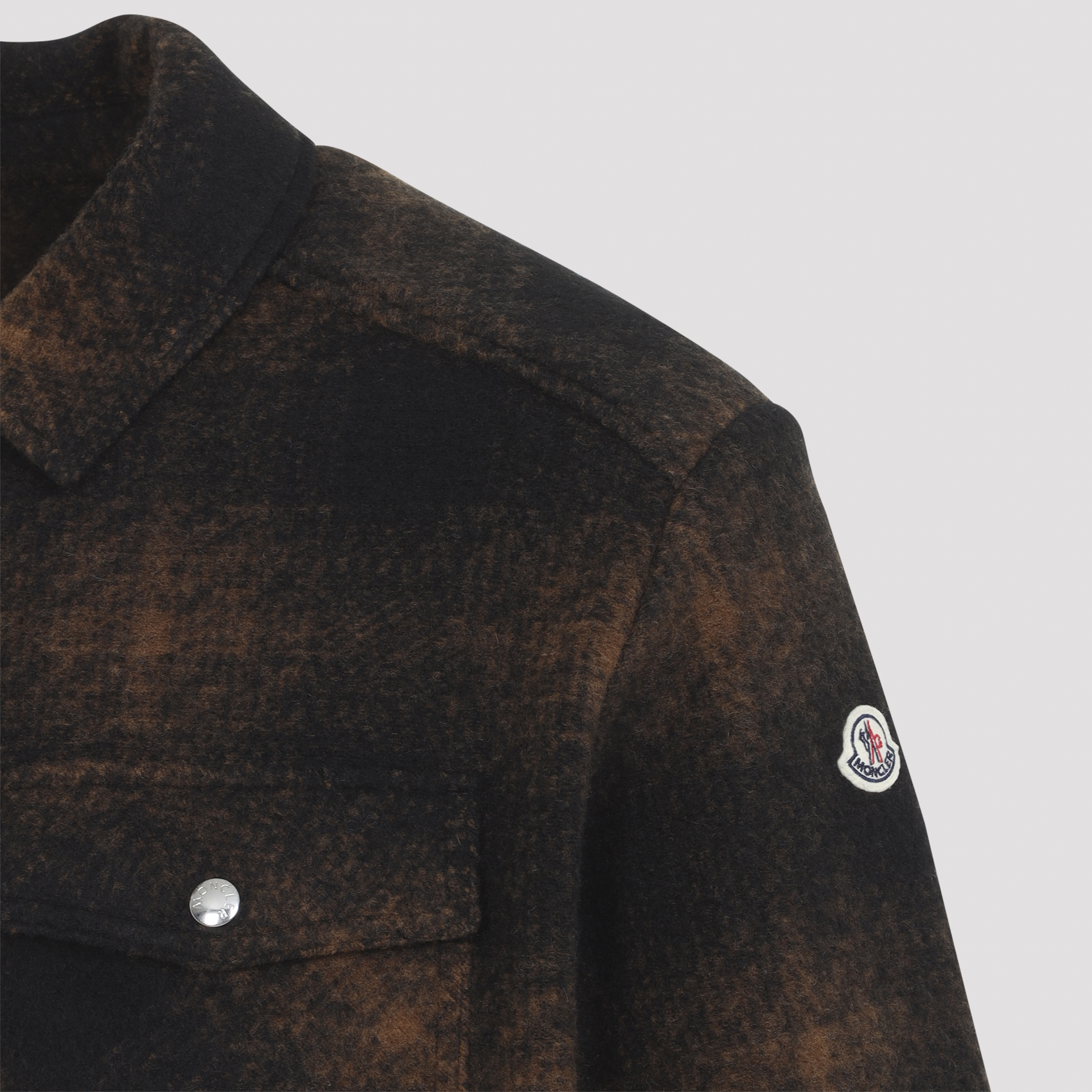 Moncler Dark Brown Polyamide Shirt