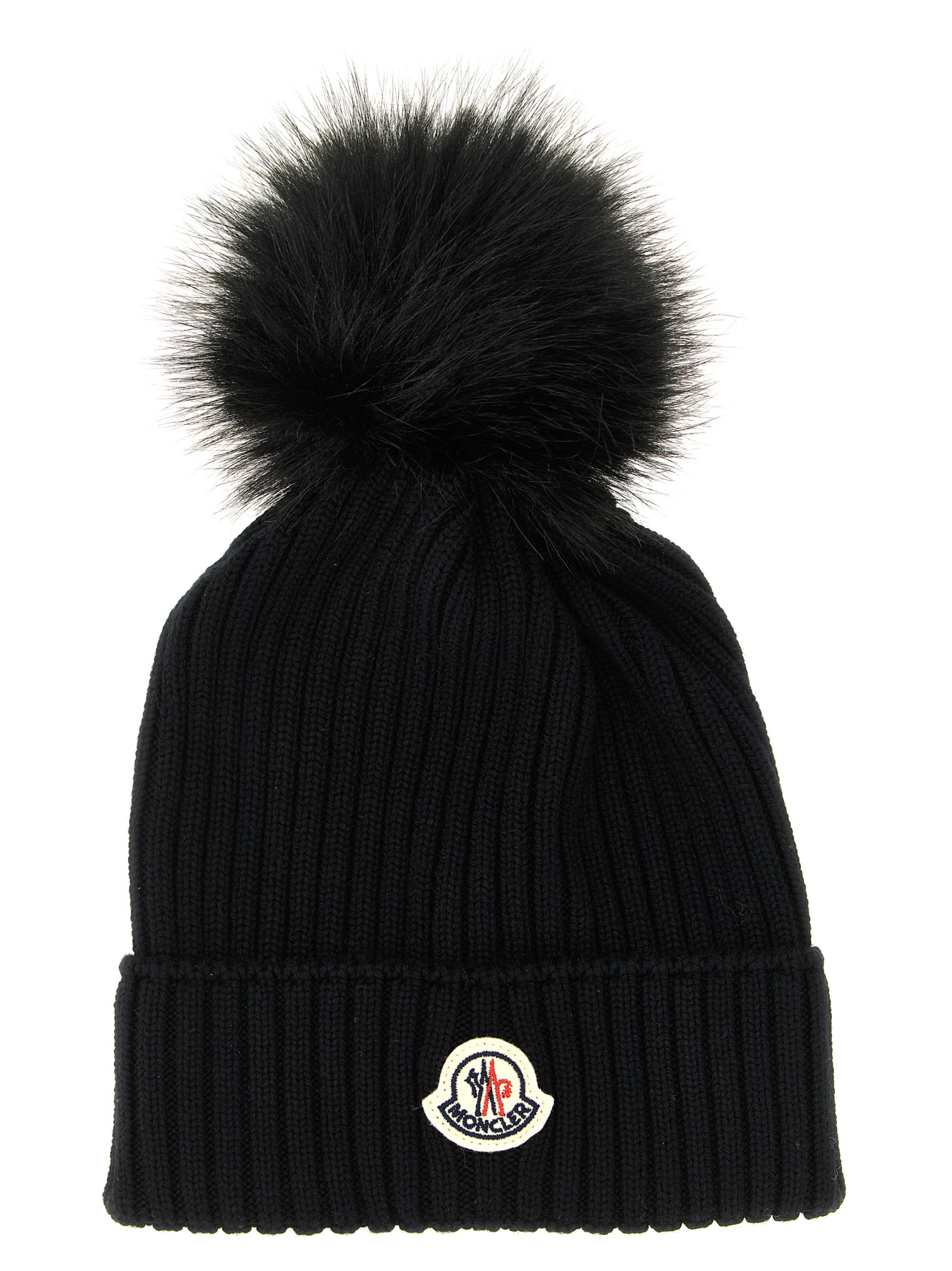 Moncler Enfant Pon Pon Wool Beanie